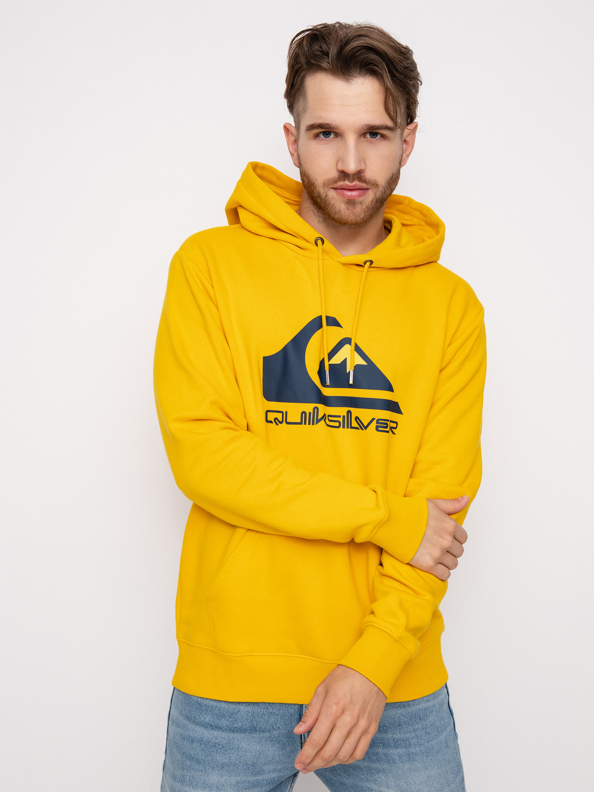 Quiksilver Big Logo HD Kapucnis pulóver (golden rod)