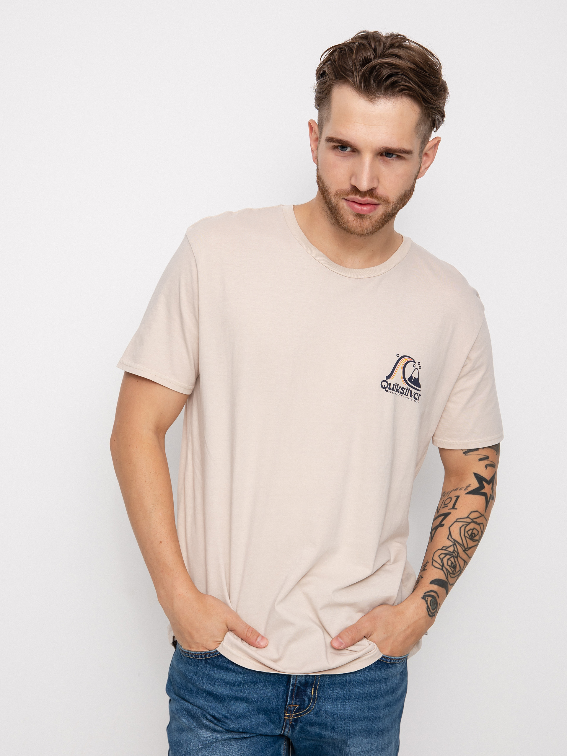 Quiksilver Rolling Circle póló (birch)
