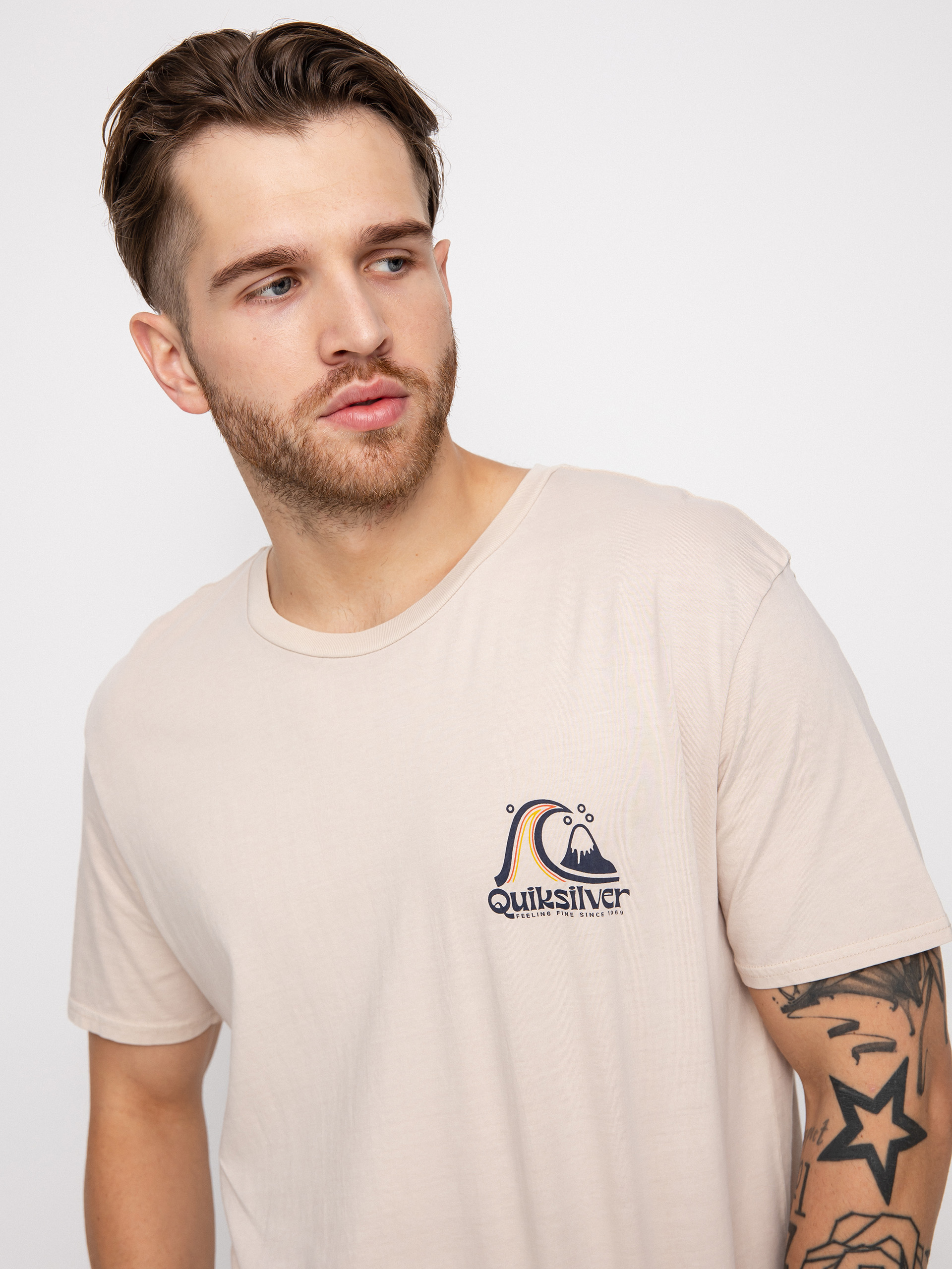 Quiksilver Rolling Circle póló (birch)