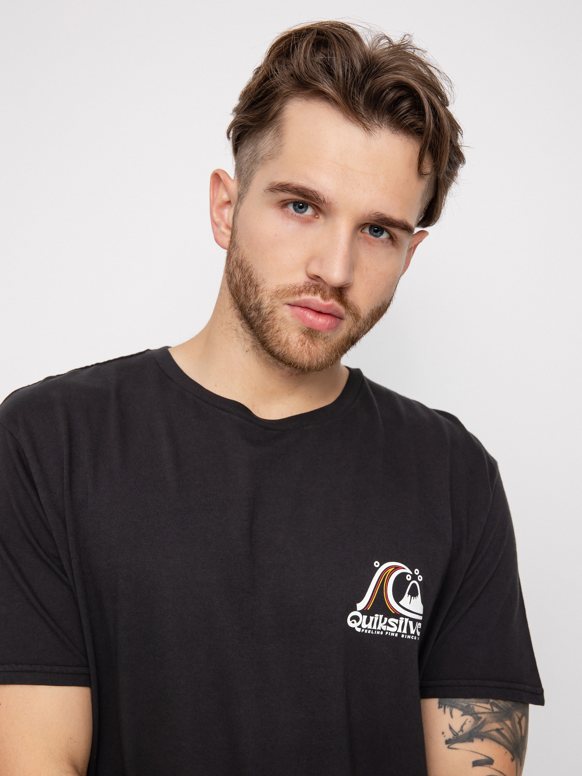 Quiksilver Rolling Circle póló (black)