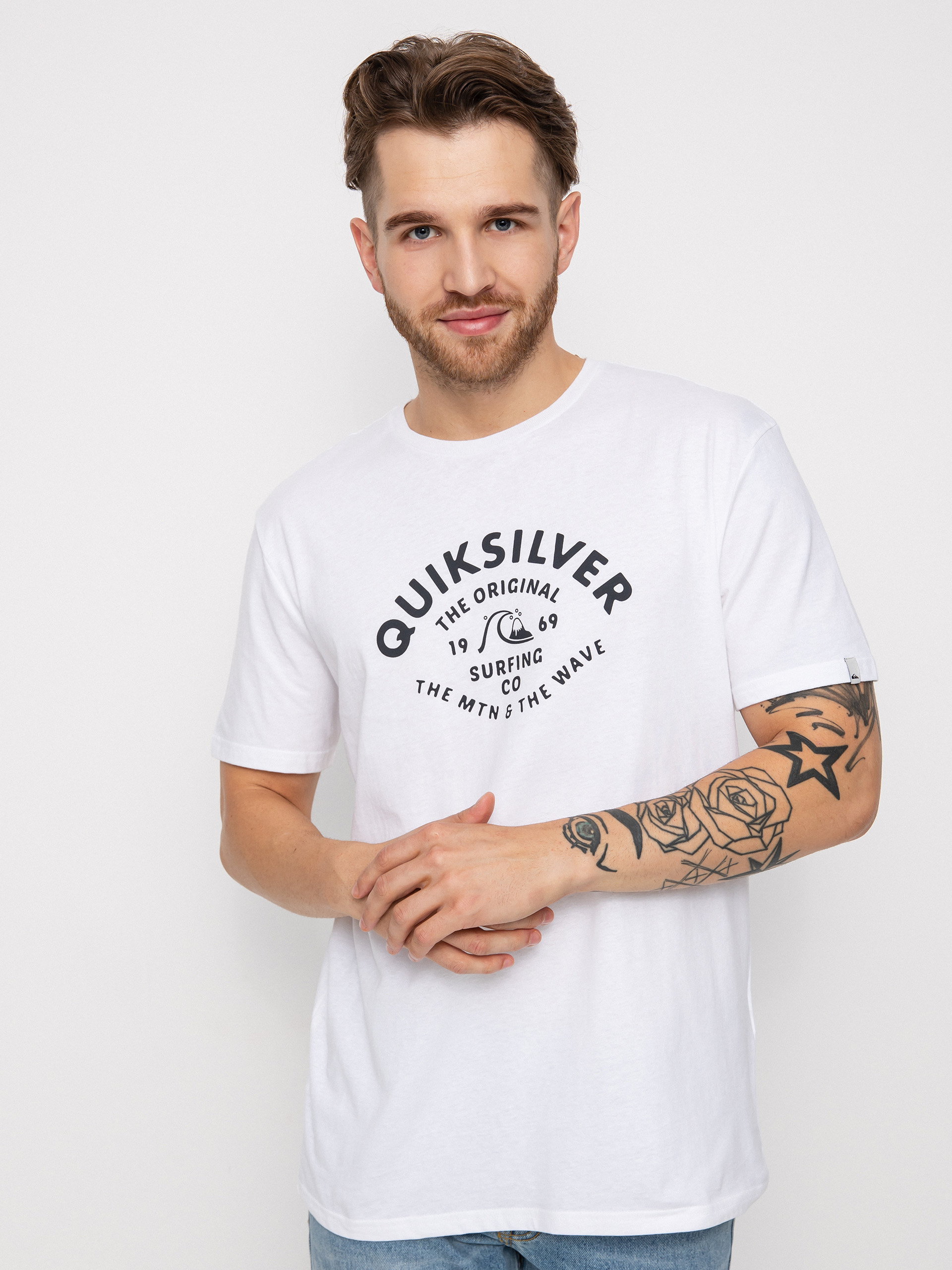 Quiksilver Script Talk Front póló (white)