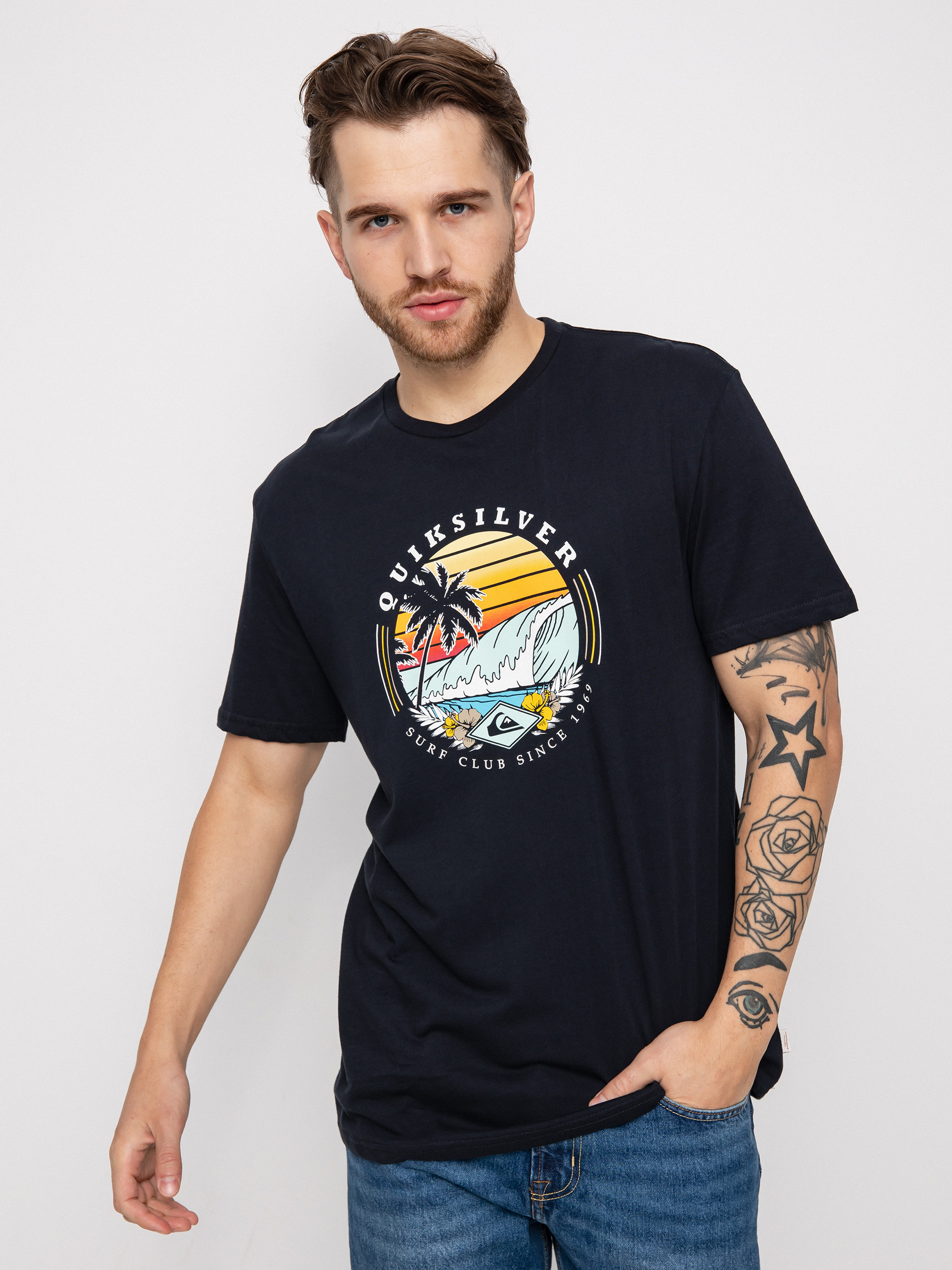 Quiksilver Qs Surf Club póló (black)