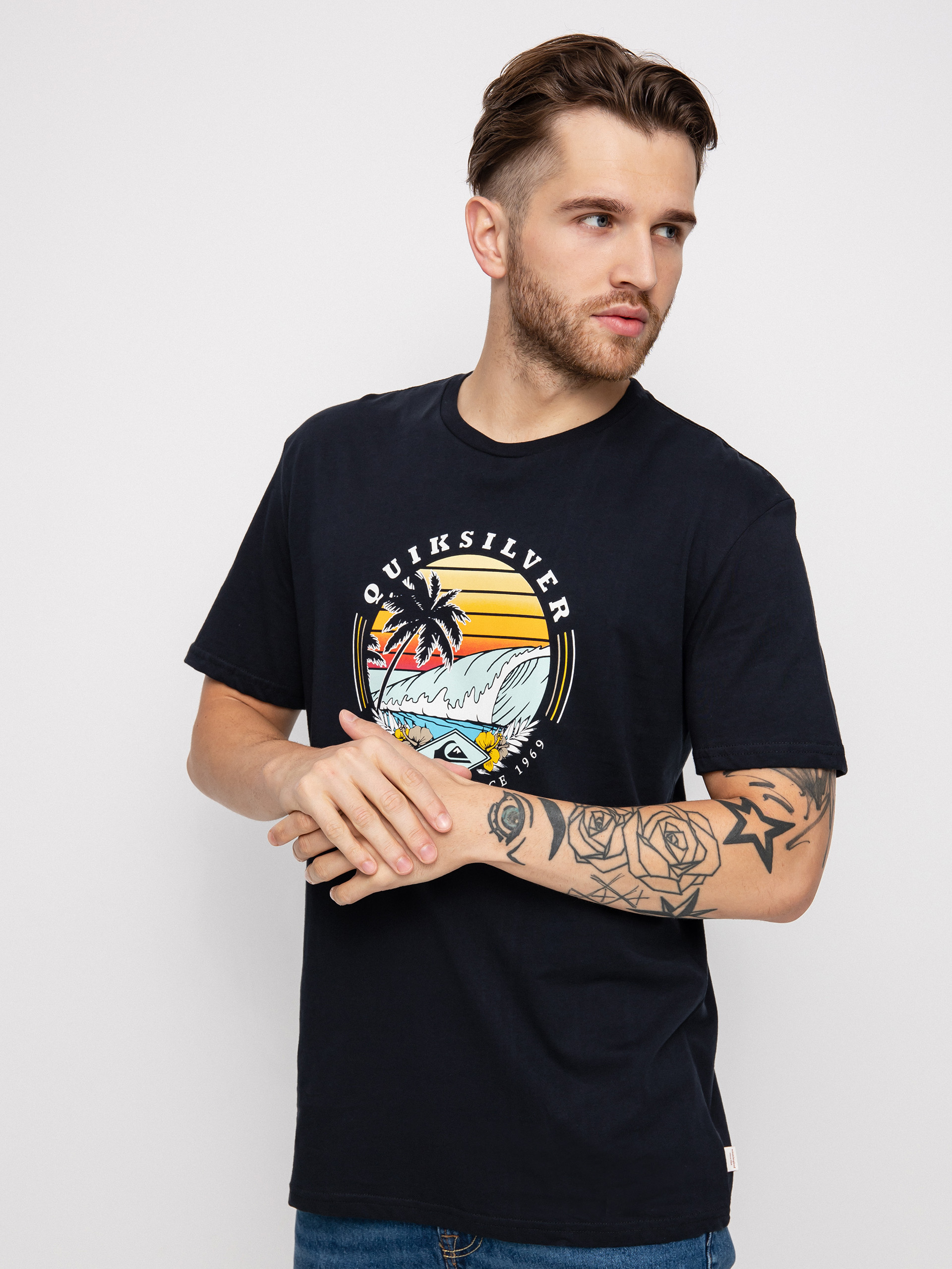 Quiksilver Qs Surf Club póló (black)