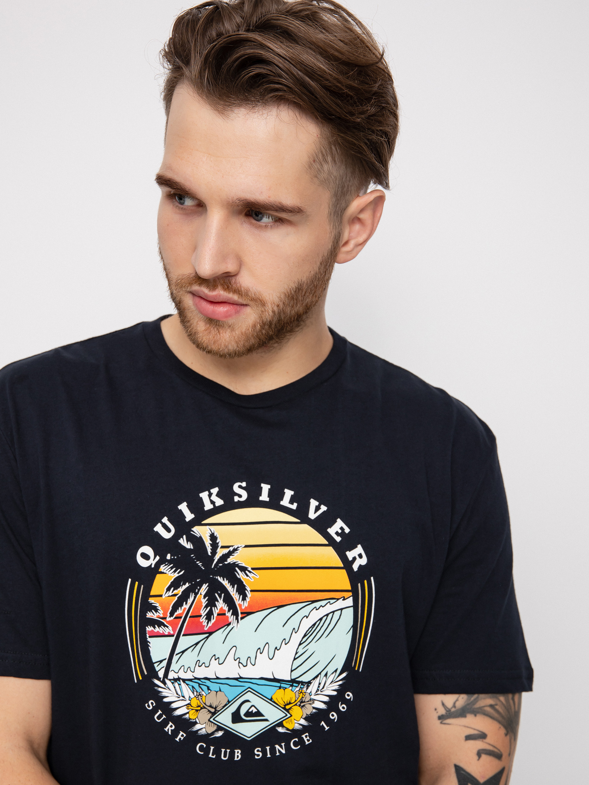Quiksilver Qs Surf Club póló (black)