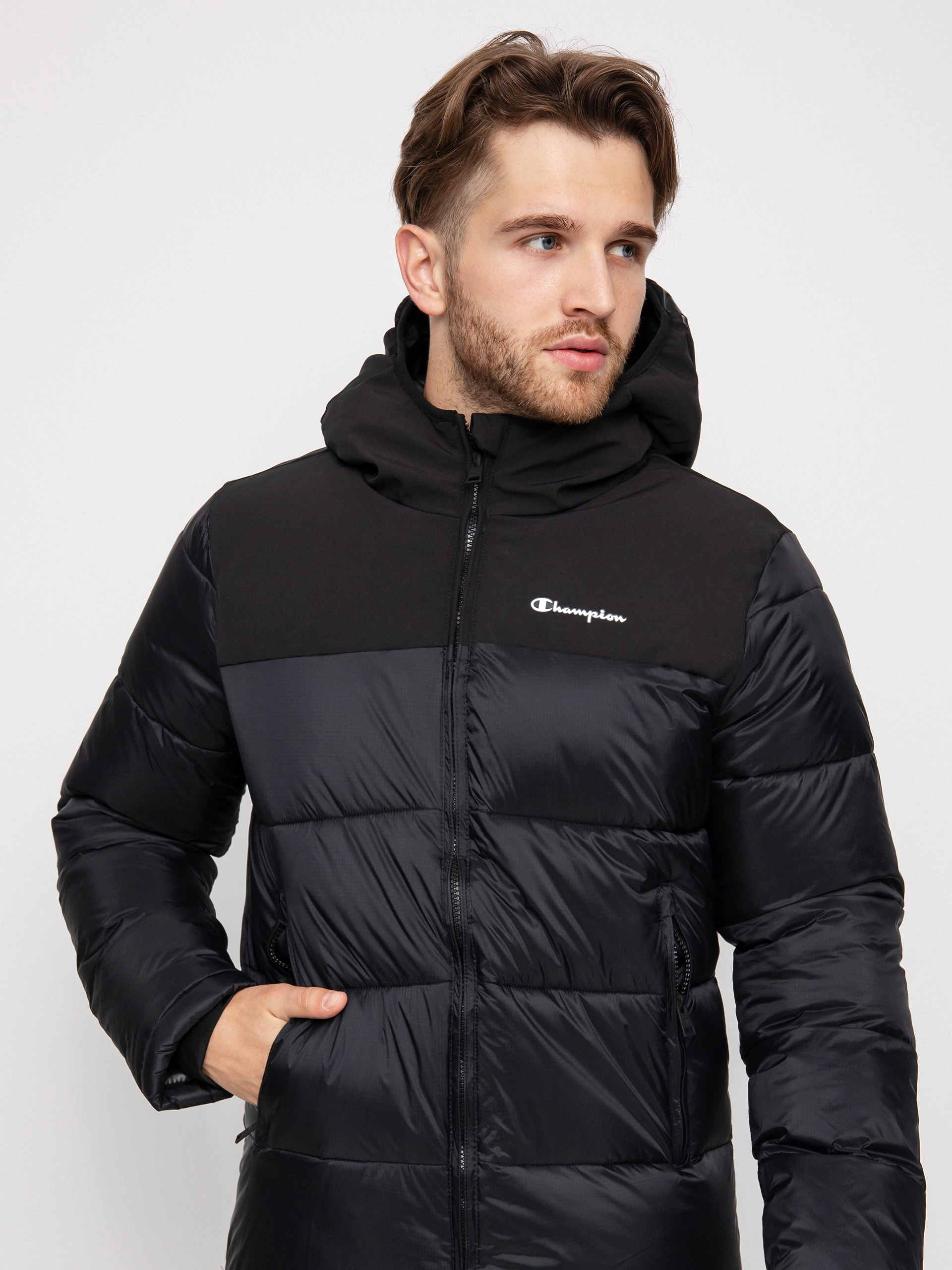 Champion Legacy Hooded Jacket 218080 Dzseki (nbk/nbk)