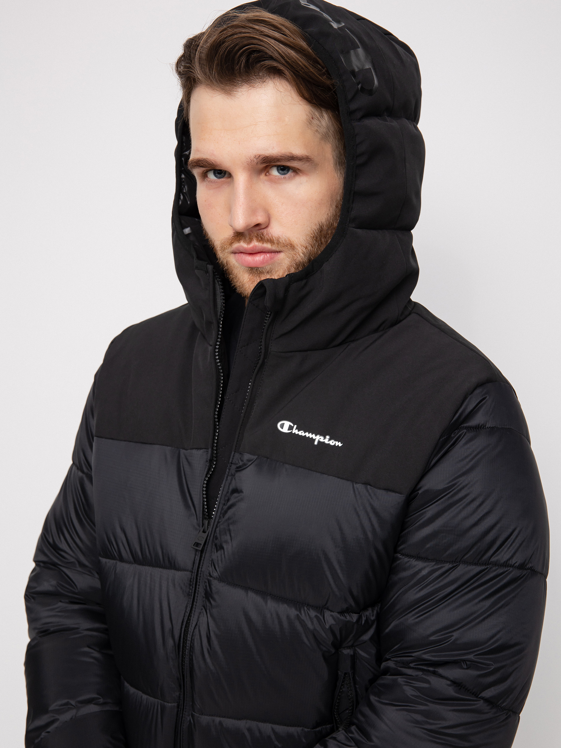 Champion Legacy Hooded Jacket 218080 Dzseki (nbk/nbk)