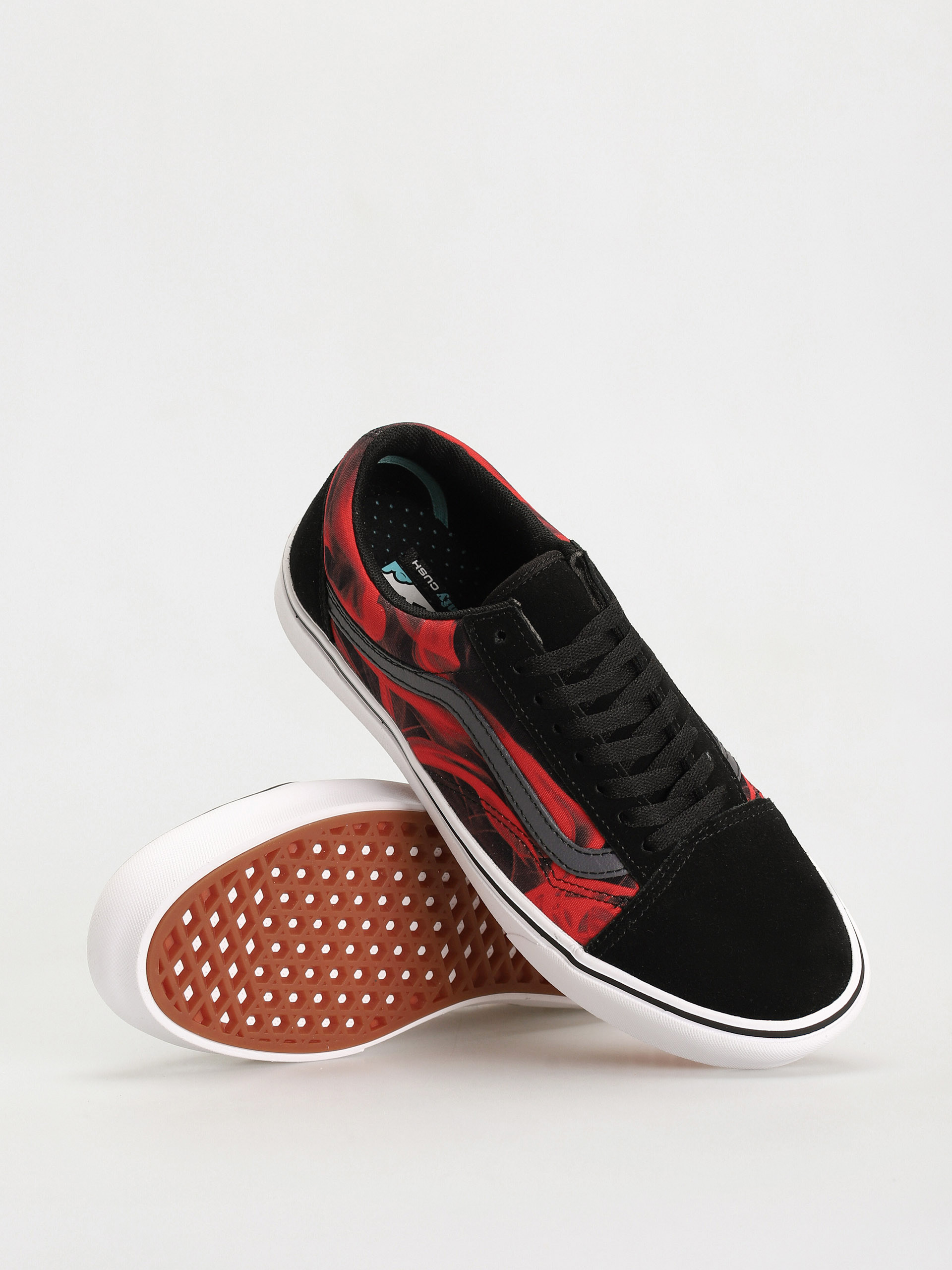 Vans Comfycush Old Skool Cipők (after dark black/red)