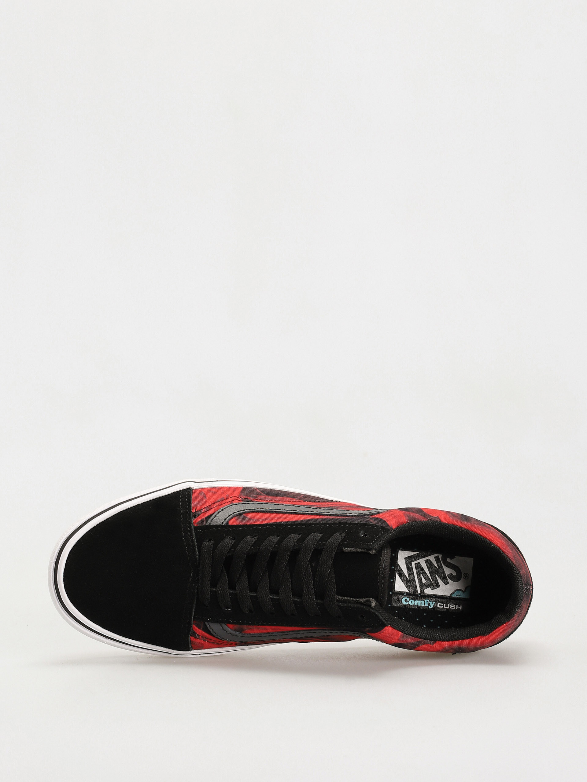 Vans Comfycush Old Skool Cipők (after dark black/red)