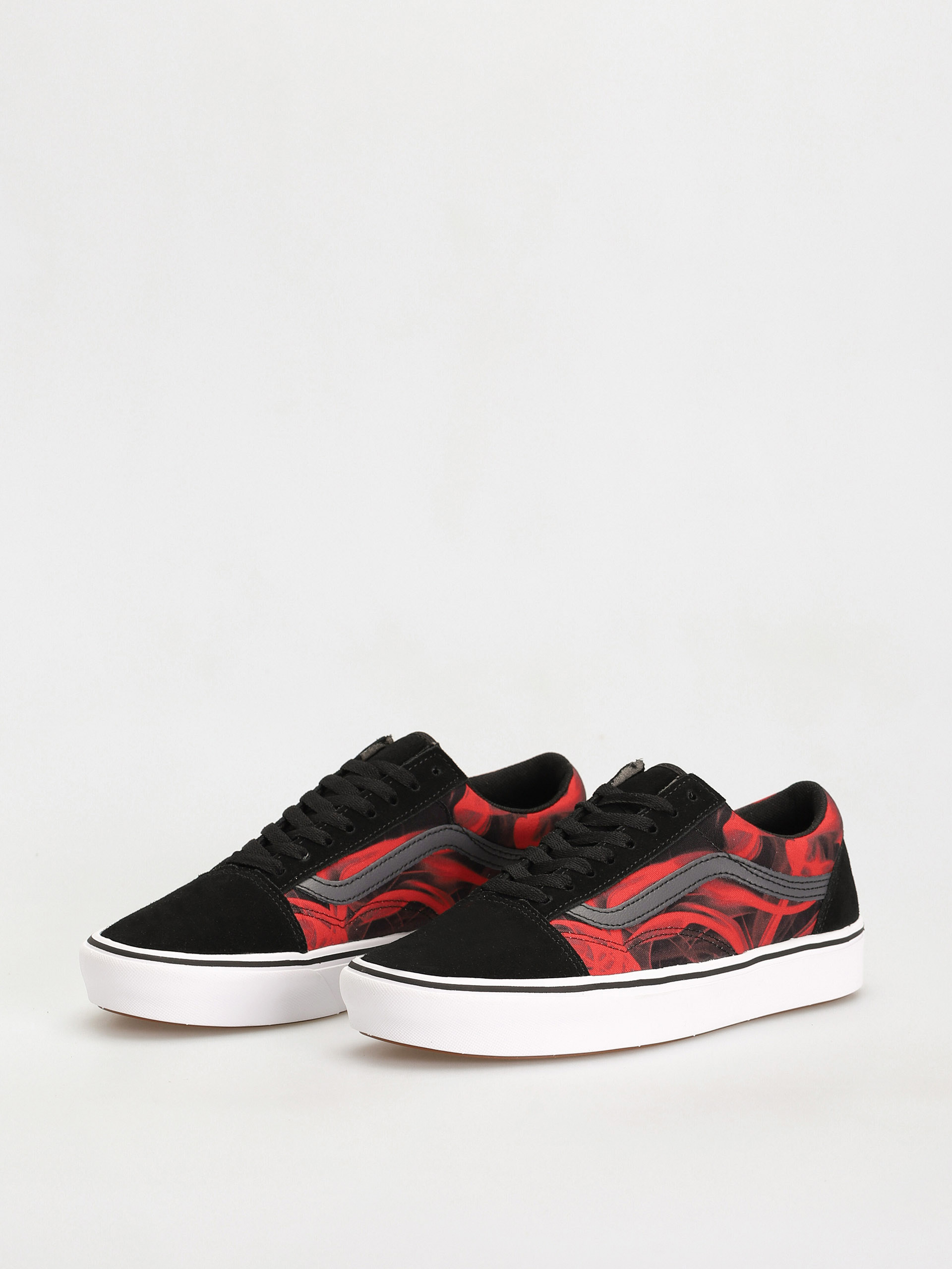 Vans Comfycush Old Skool Cipők (after dark black/red)