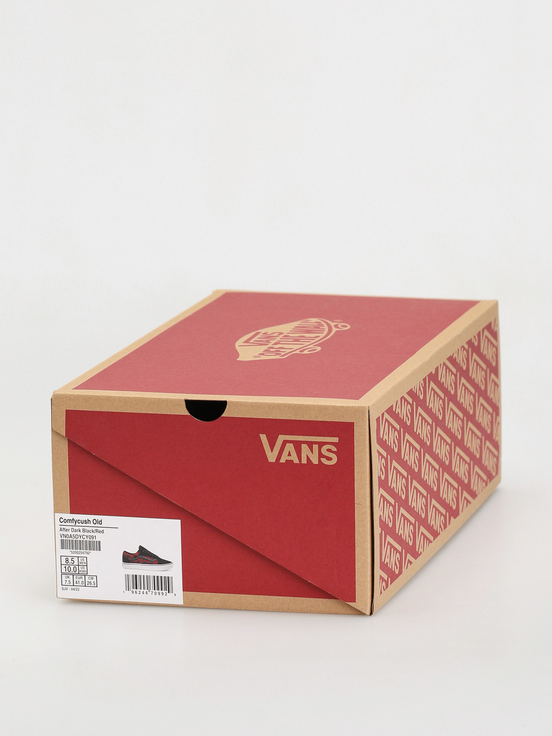 Vans Comfycush Old Skool Cipők (after dark black/red)