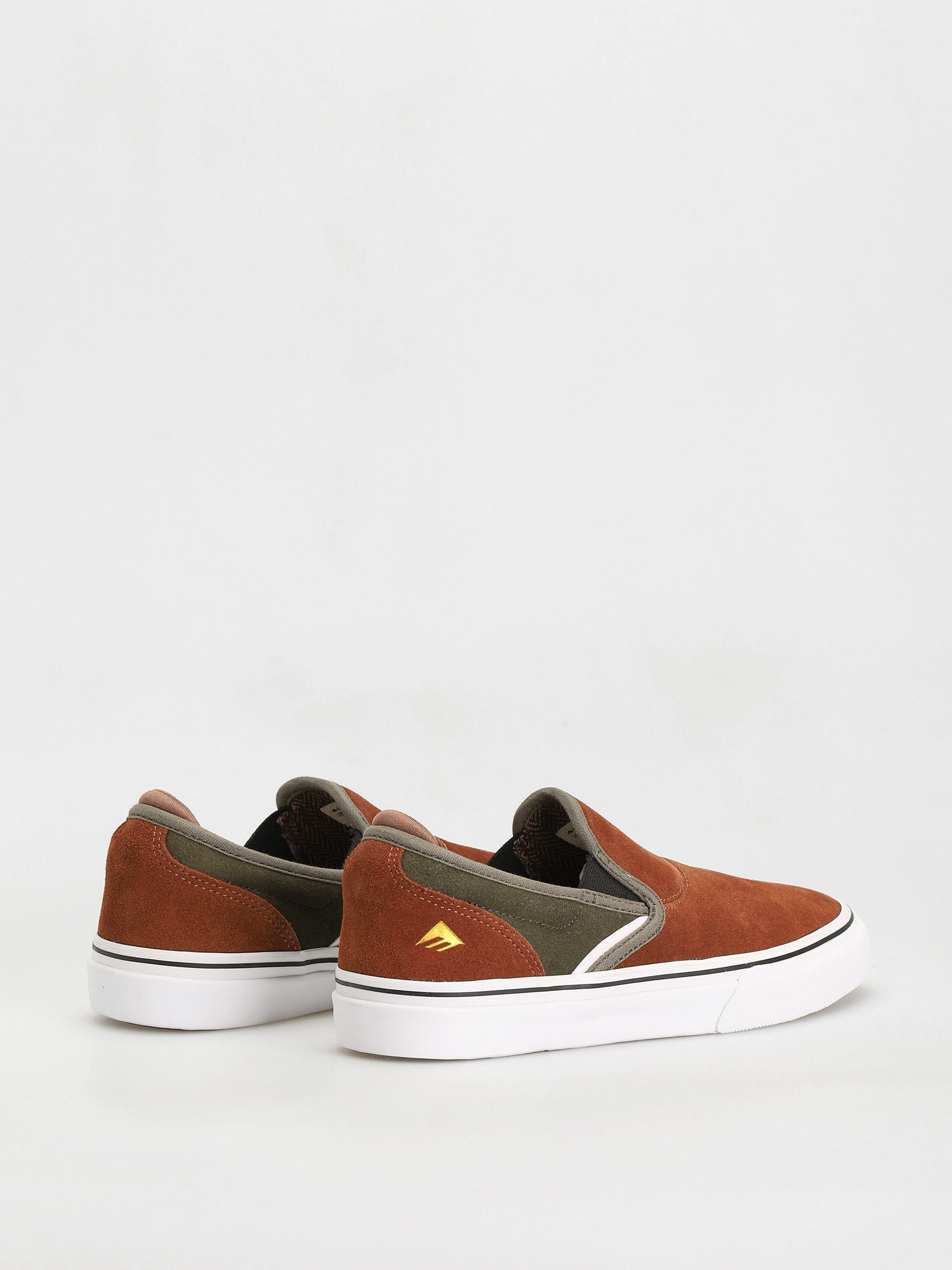 Emerica Wino G6 Slip On Cipők (brown/green)