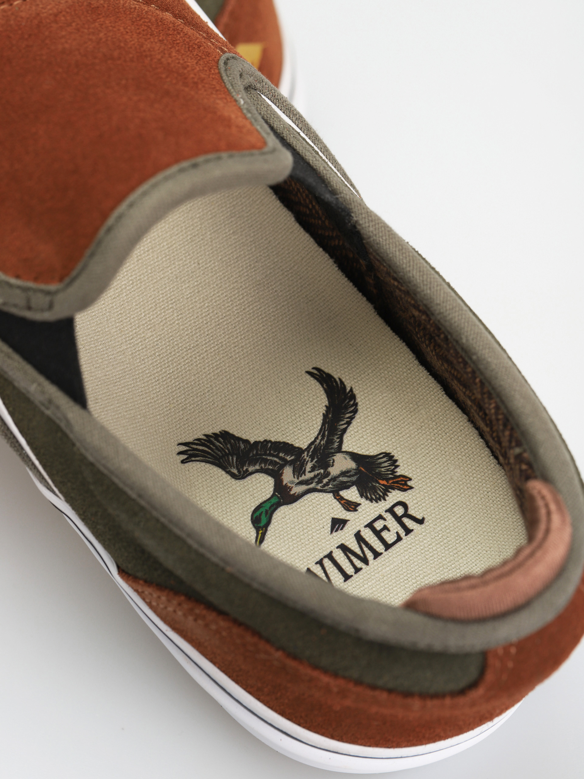 Emerica Wino G6 Slip On Cipők (brown/green)