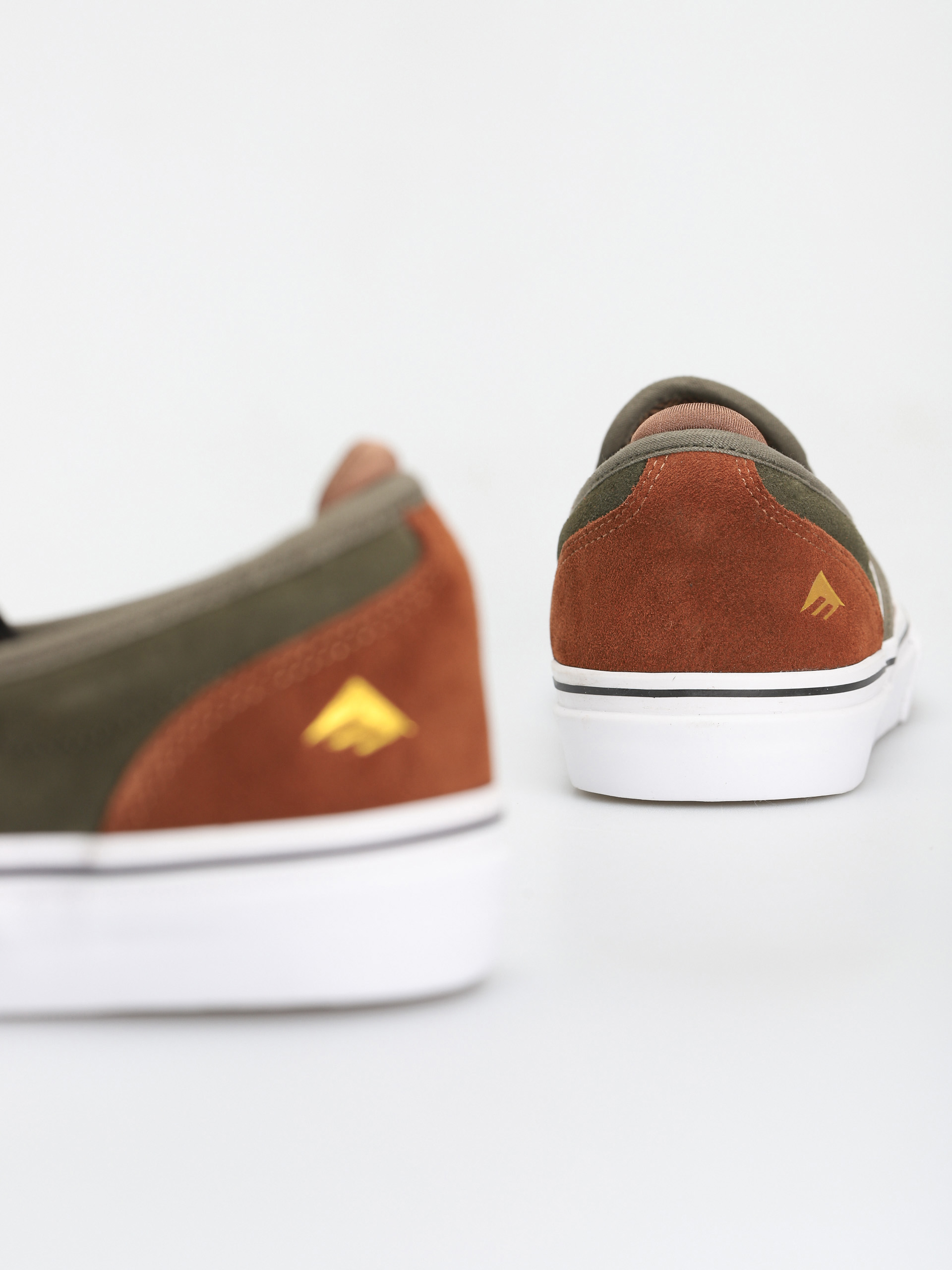 Emerica Wino G6 Slip On Cipők (brown/green)