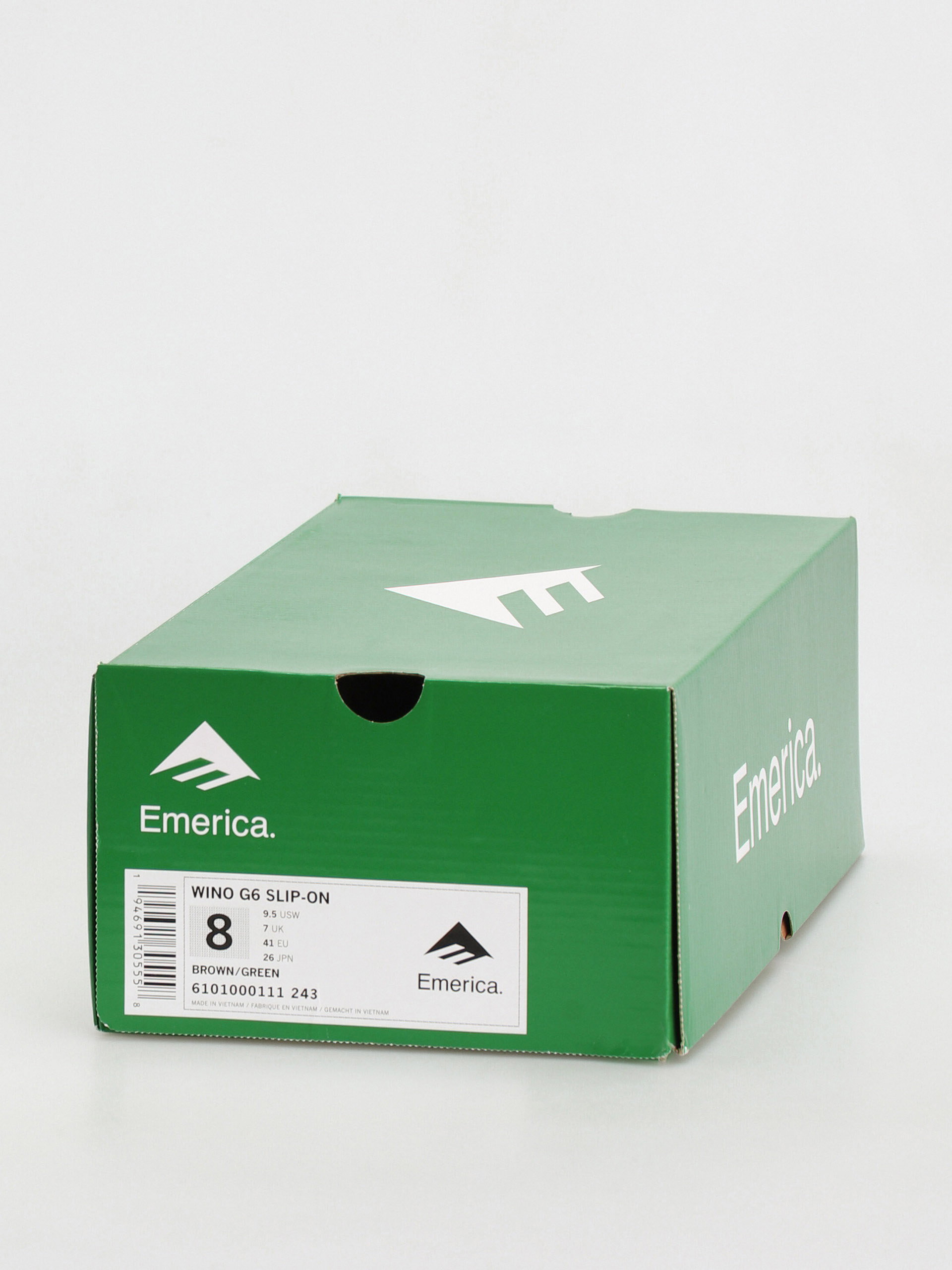 Emerica Wino G6 Slip On Cipők (brown/green)