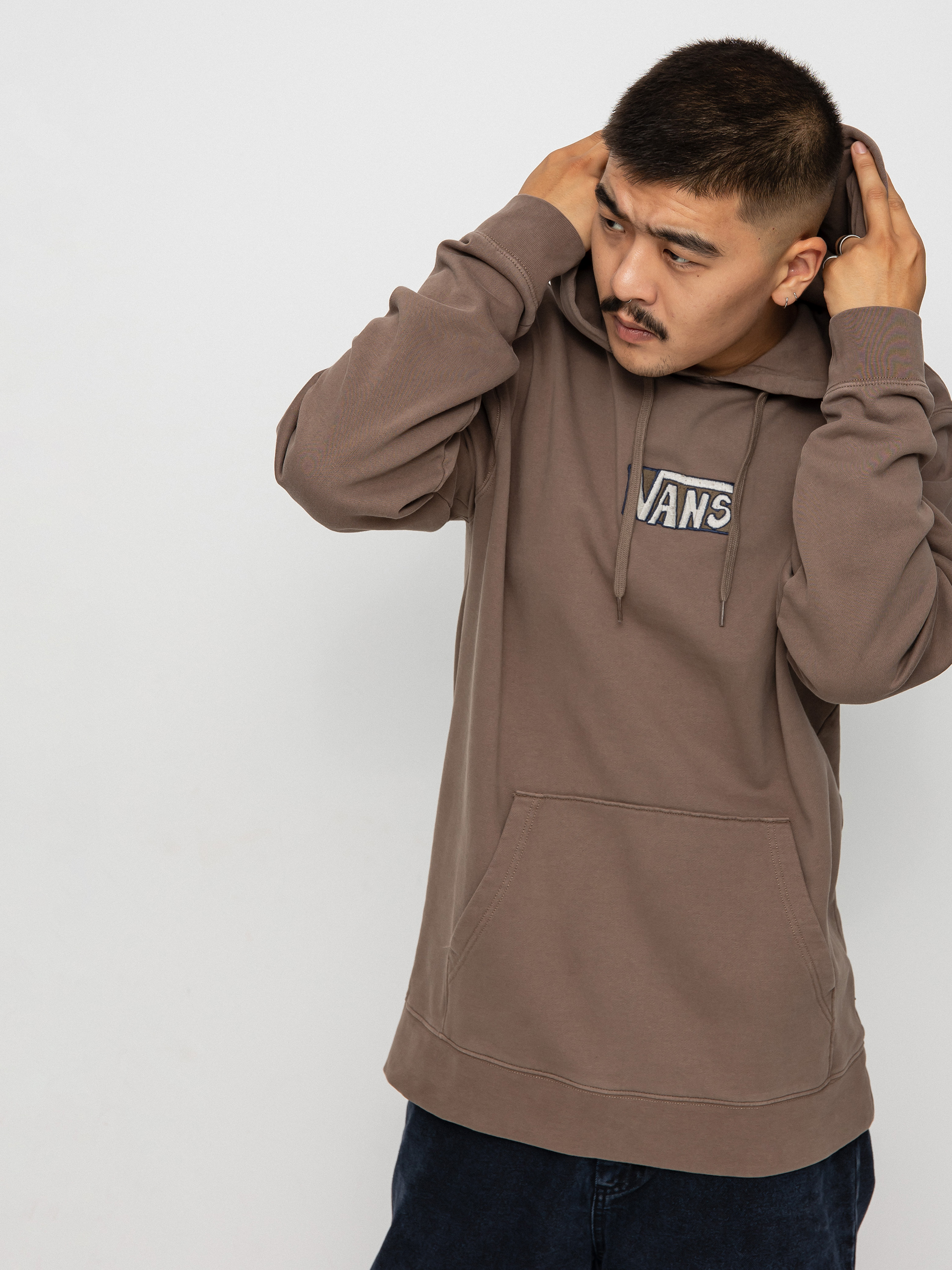 Vans Seasonal Color Vintage Wash HD Kapucnis pulóver (canteen)