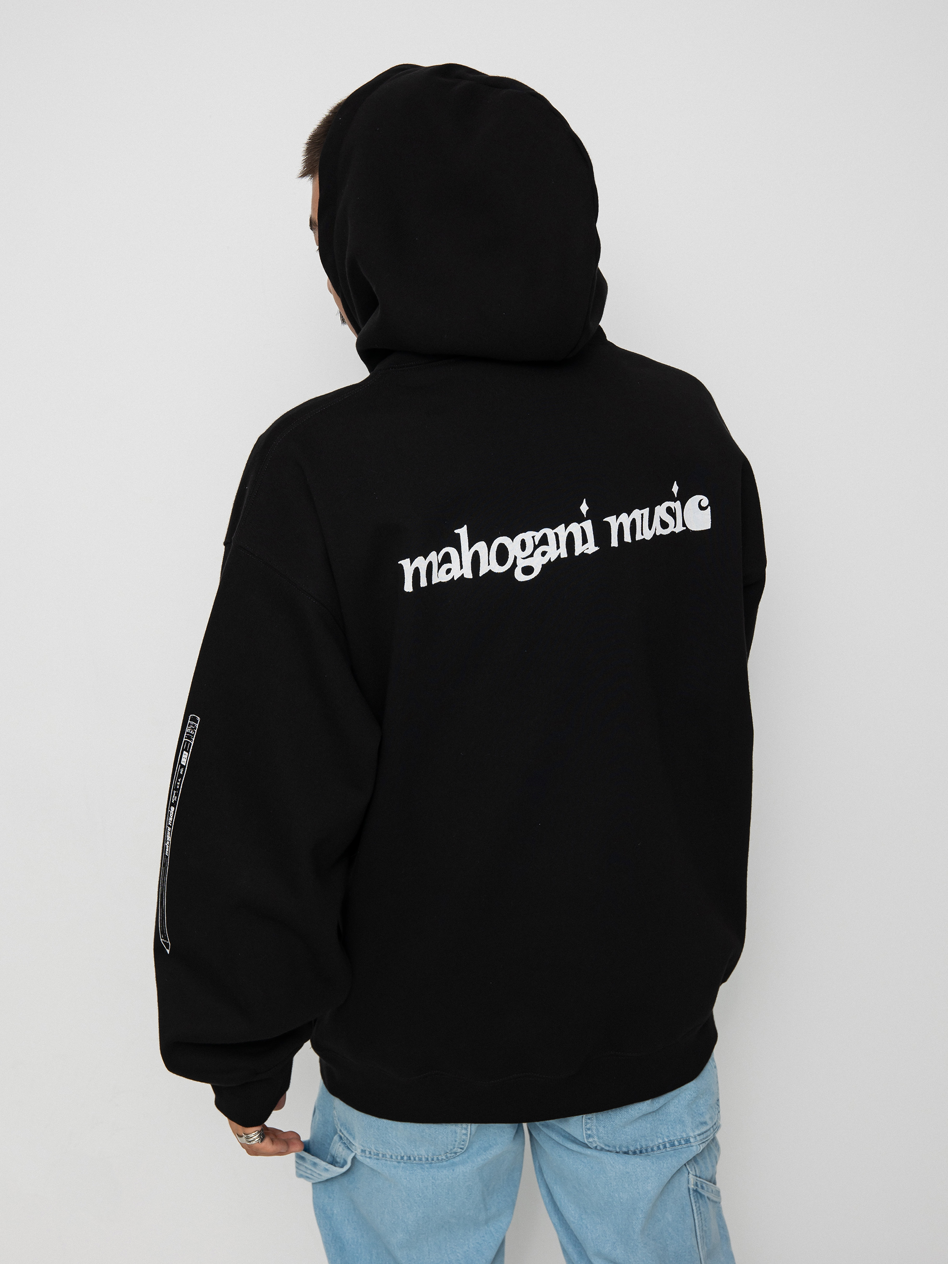 Carhartt WIP X Relevant Parties Vol 2 Mahogani Music HD Kapucnis pulóver (black/white)