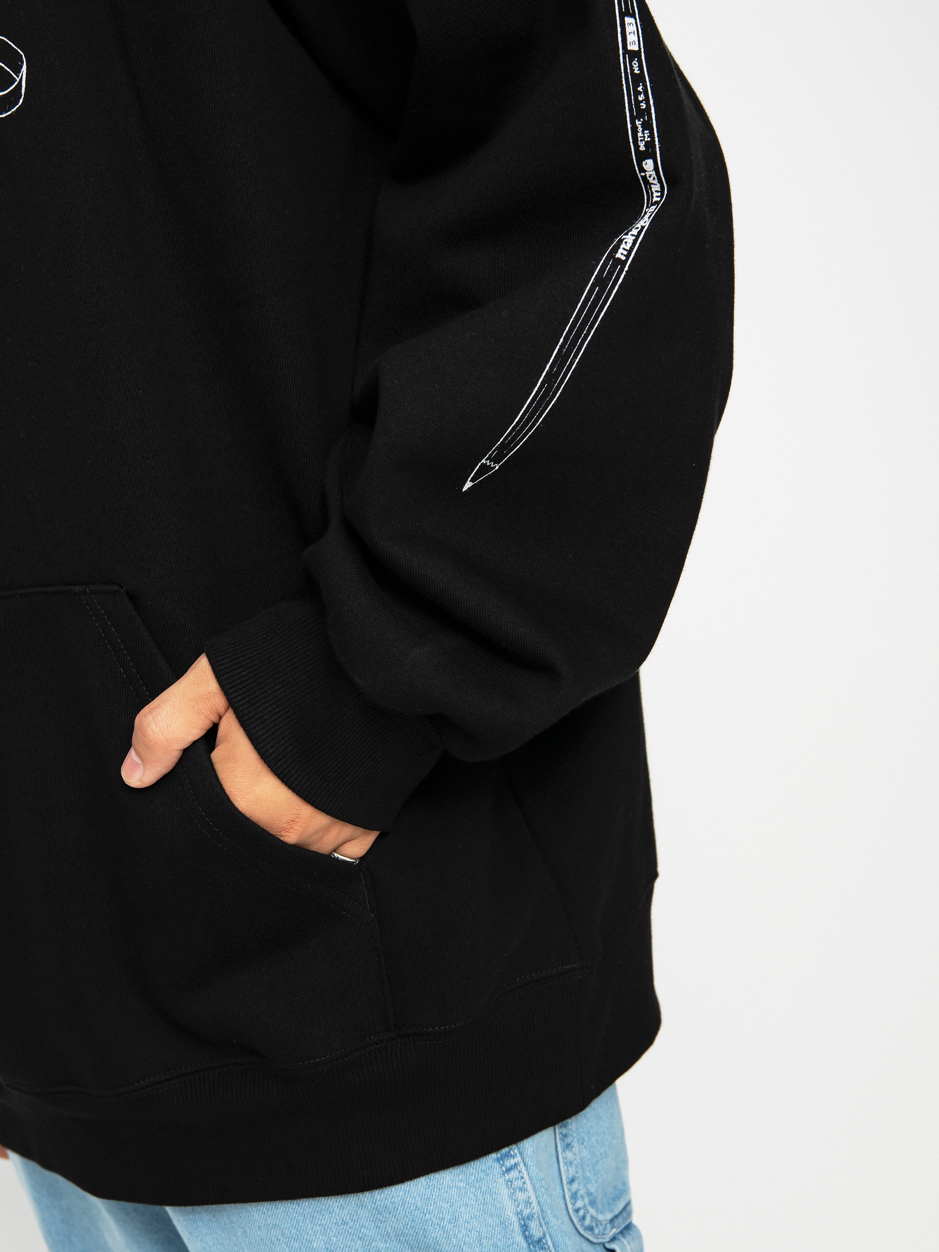 Carhartt WIP X Relevant Parties Vol 2 Mahogani Music HD Kapucnis pulóver (black/white)