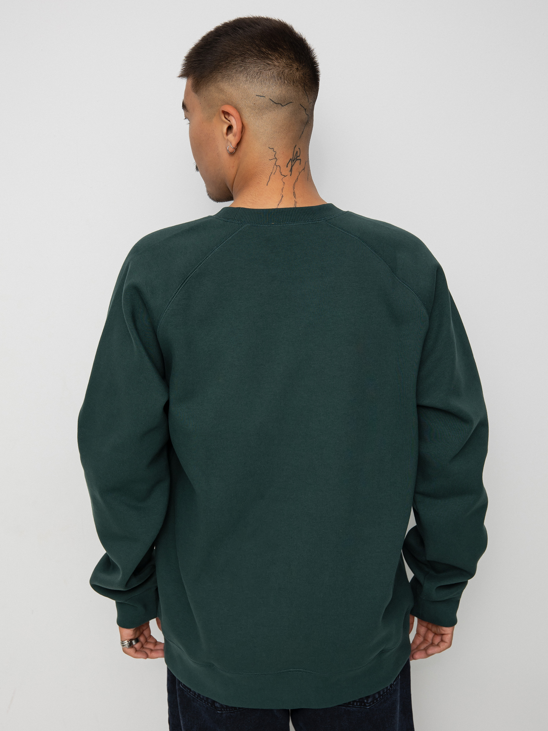 Carhartt WIP Chase Pulóver (juniper/gold)