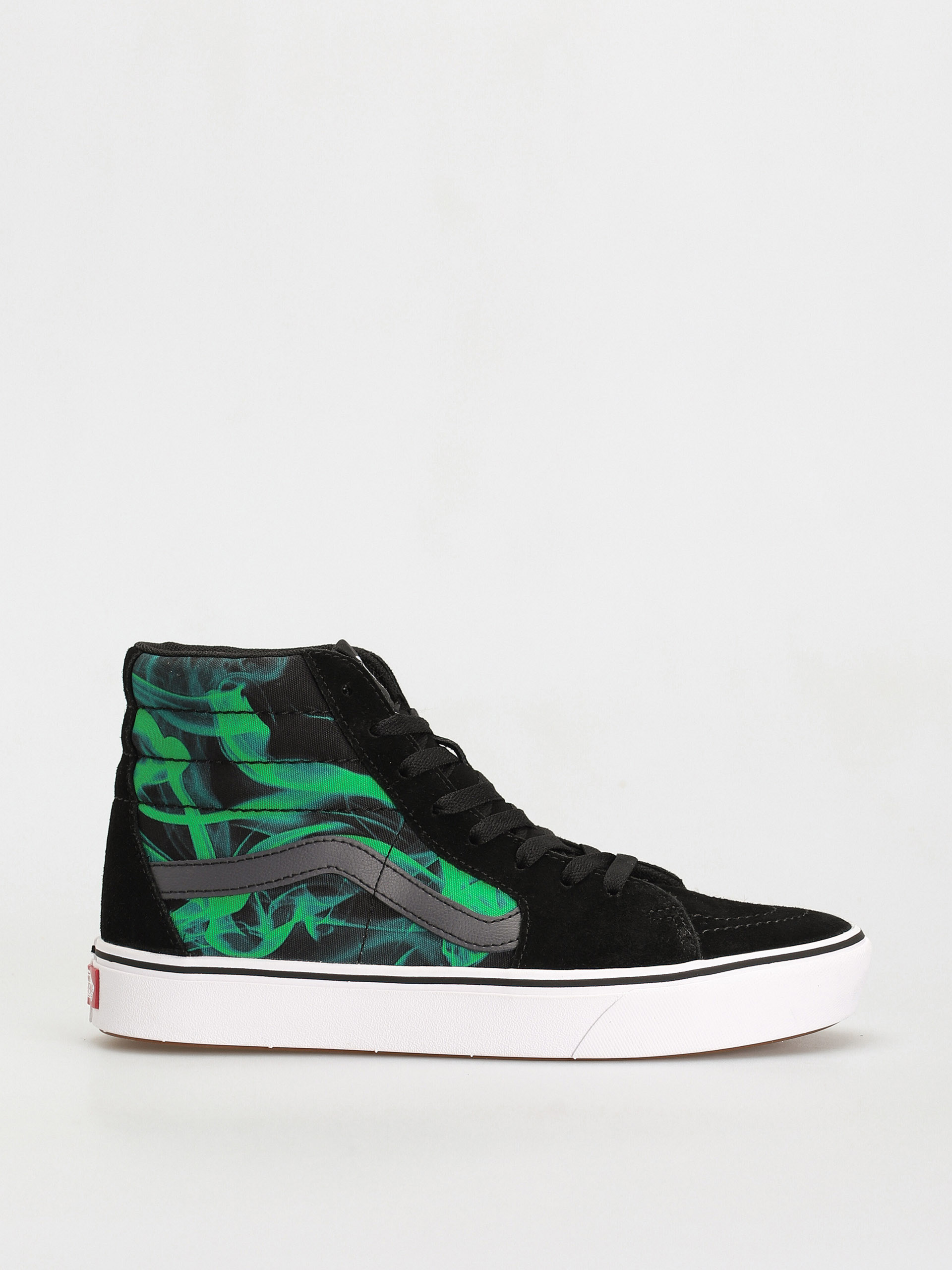 Vans Comfycush Sk8 Hi Cipők (after dark black/green)