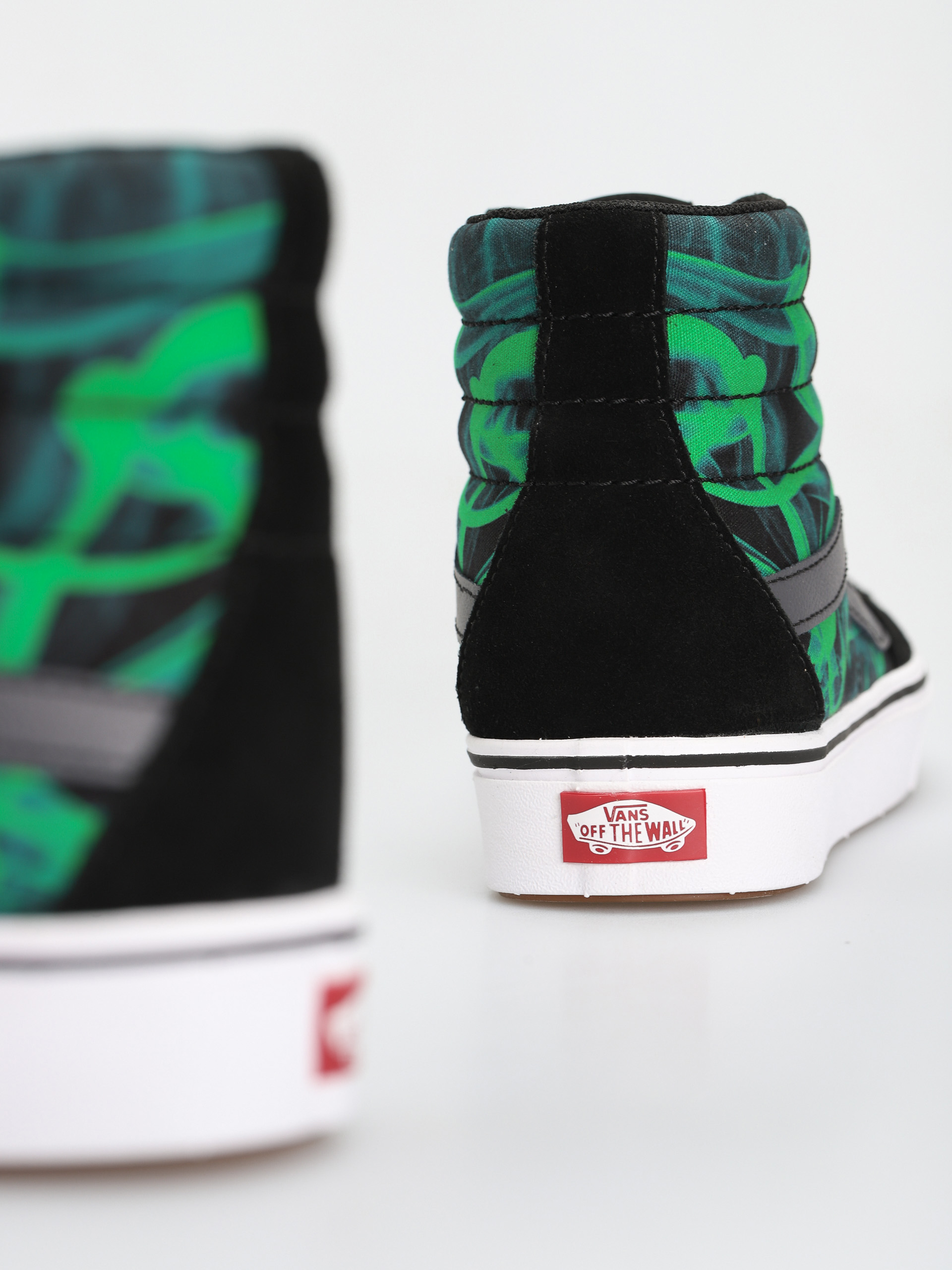 Vans Comfycush Sk8 Hi Cipők (after dark black/green)