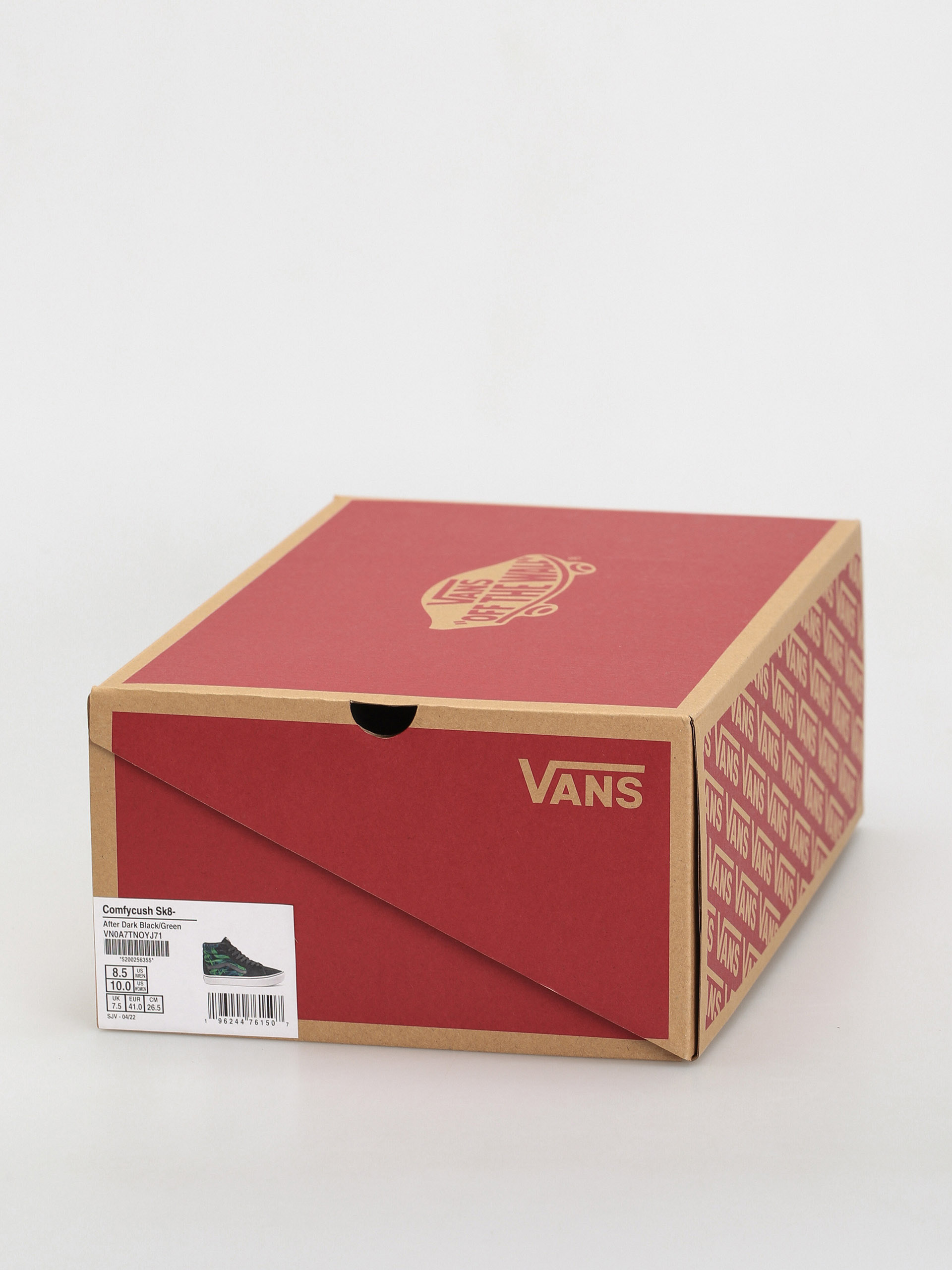 Vans Comfycush Sk8 Hi Cipők (after dark black/green)