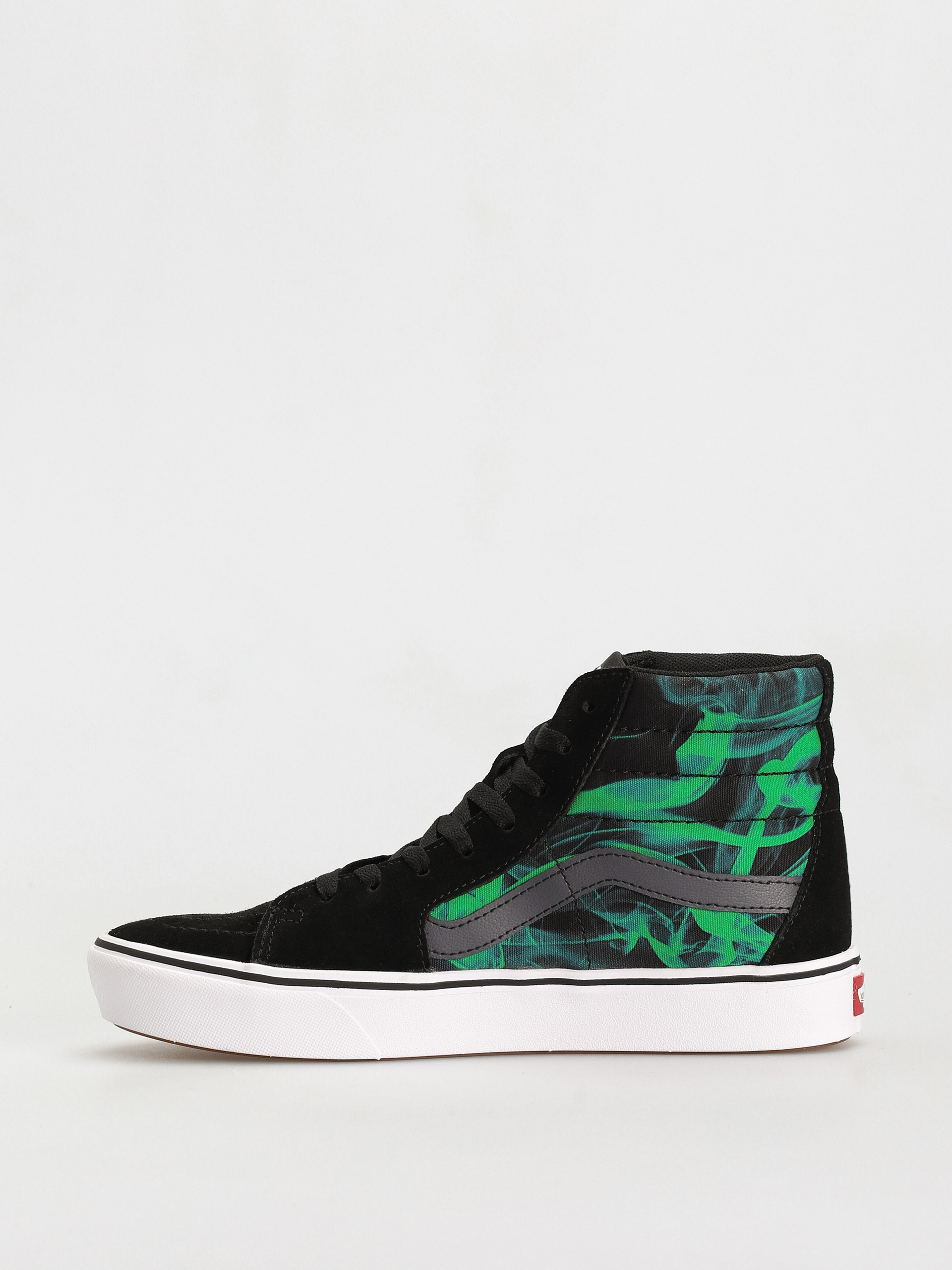 Vans Comfycush Sk8 Hi Cipők (after dark black/green)