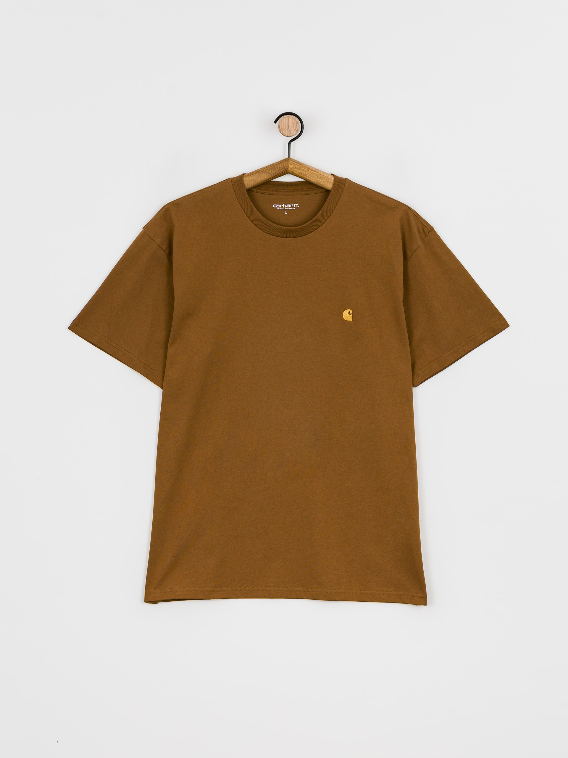 Carhartt WIP Chase póló (hamilton brown/gold)