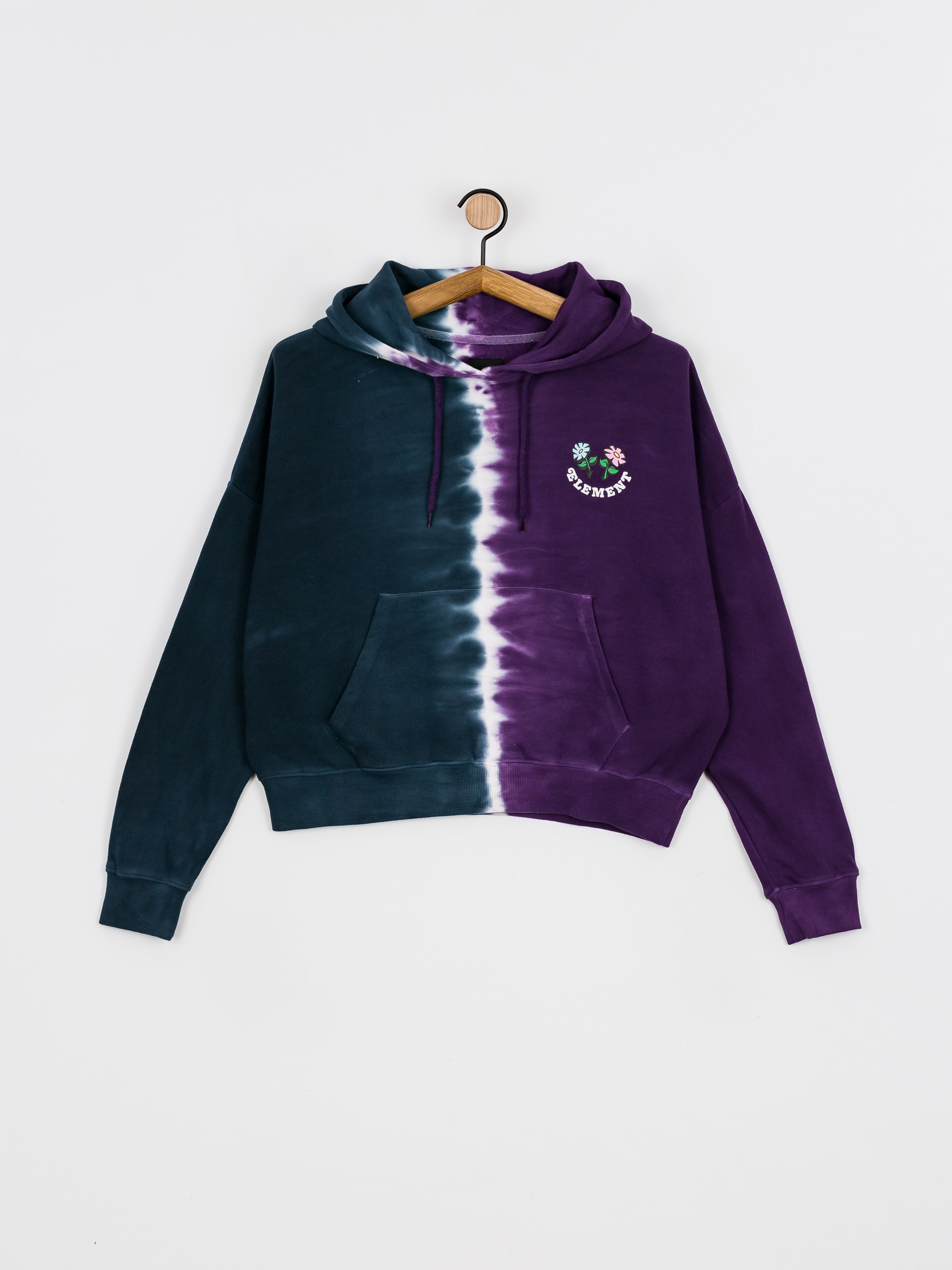 Element Smile Tie Dye HD Kapucnis pulóver Wmn (vertical dye)