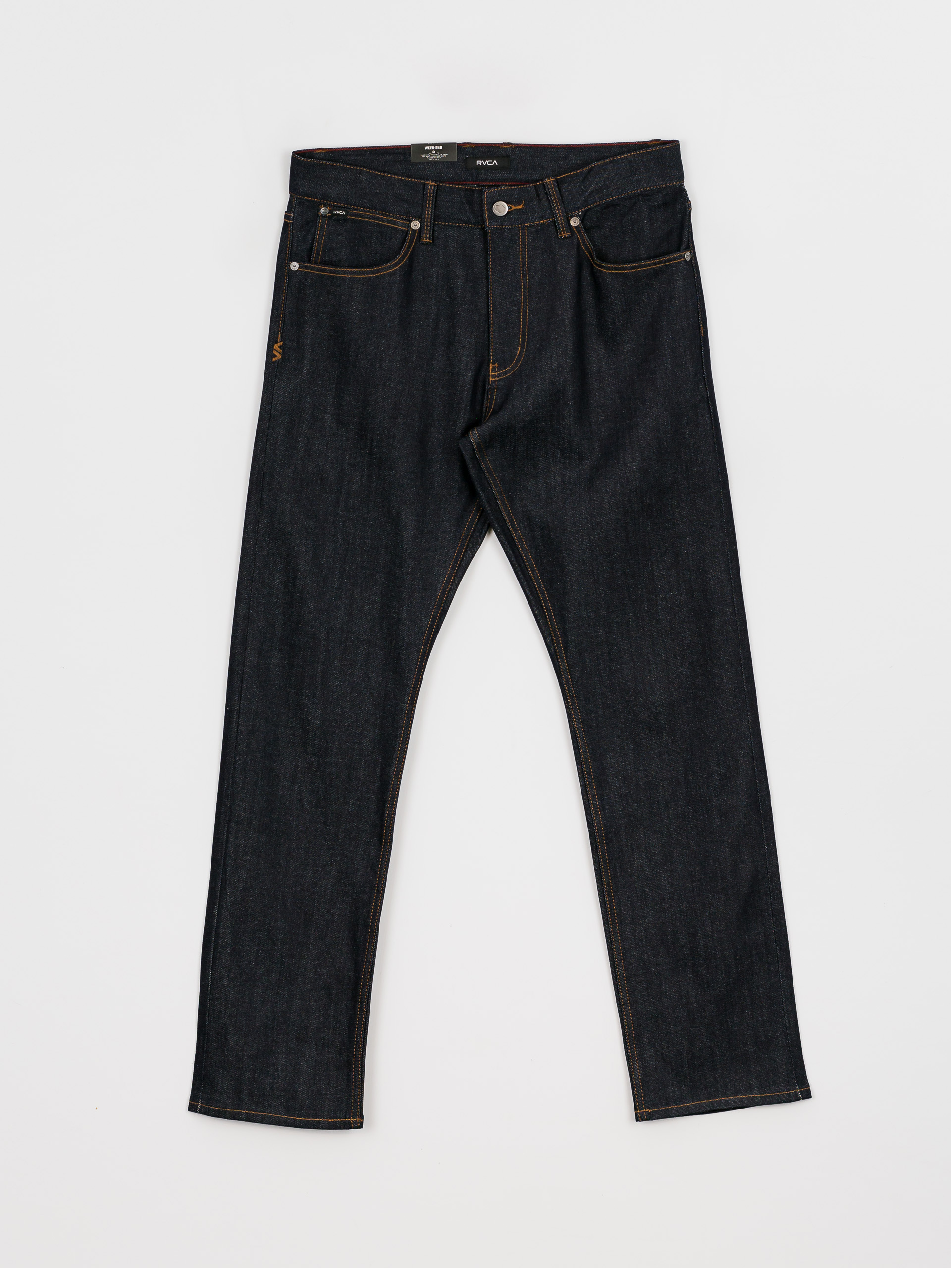 RVCA Weekend Denim Kisnadrág (dark indigo)
