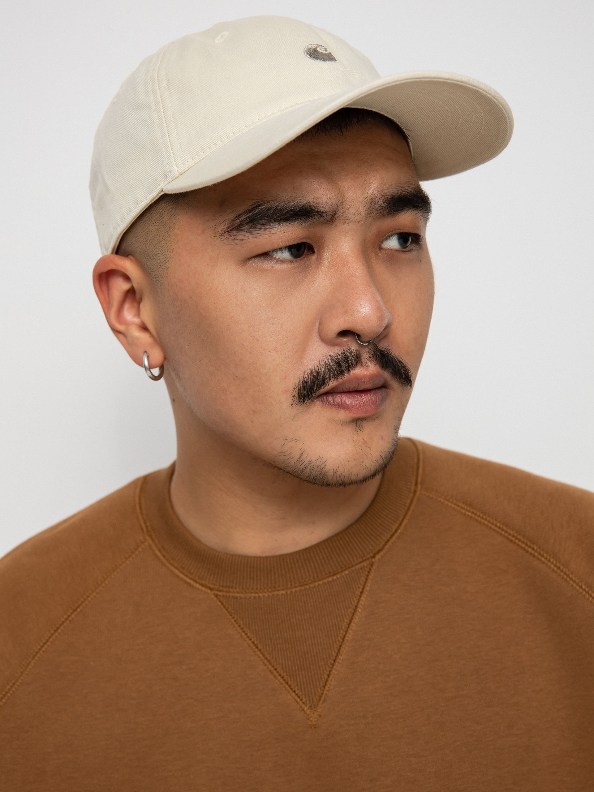 Carhartt WIP Madison Logo Baseball sapka (natural/wall)