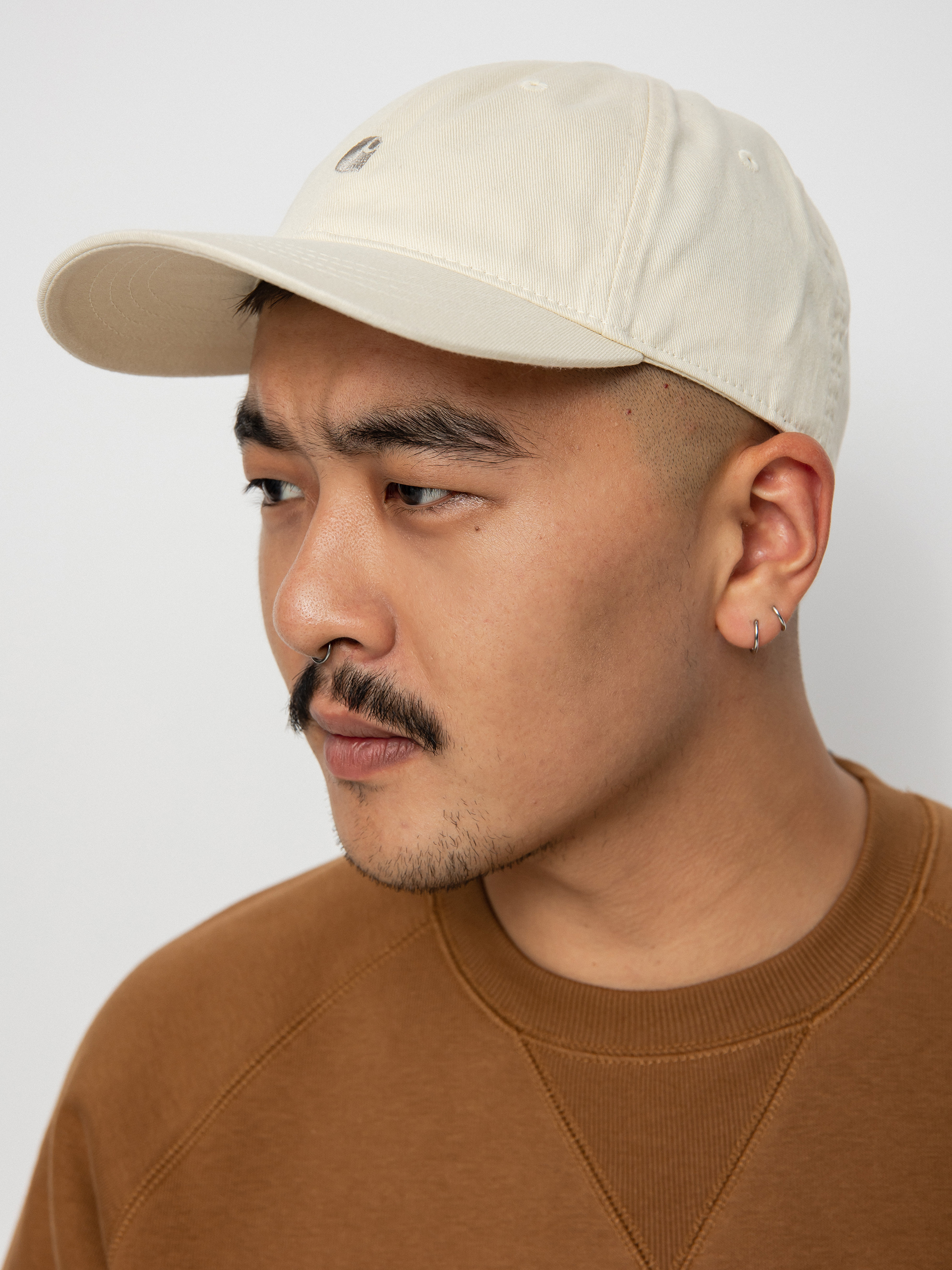 Carhartt WIP Madison Logo Baseball sapka (natural/wall)