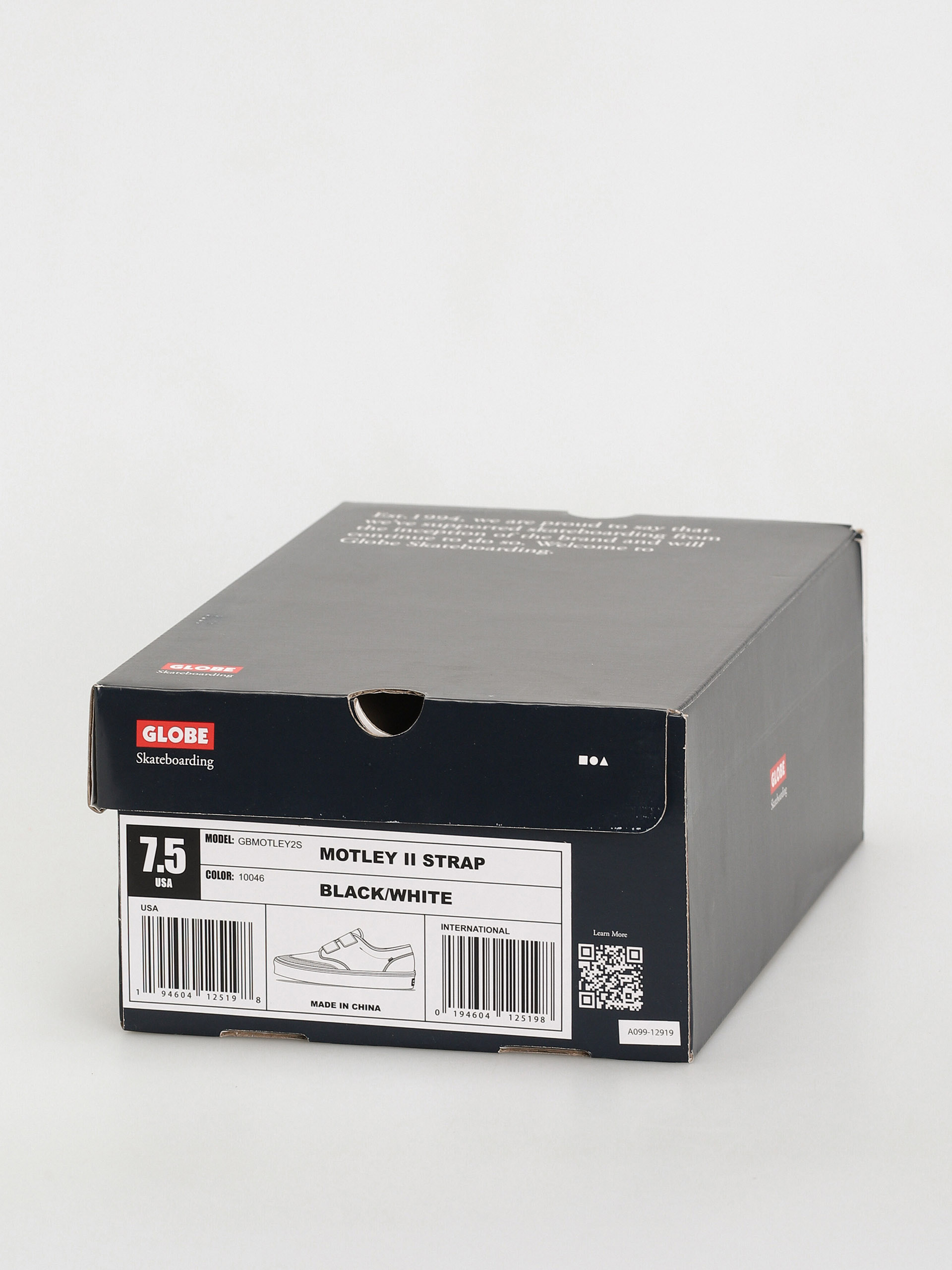 Globe Motley II Strap Cipők (black/white)