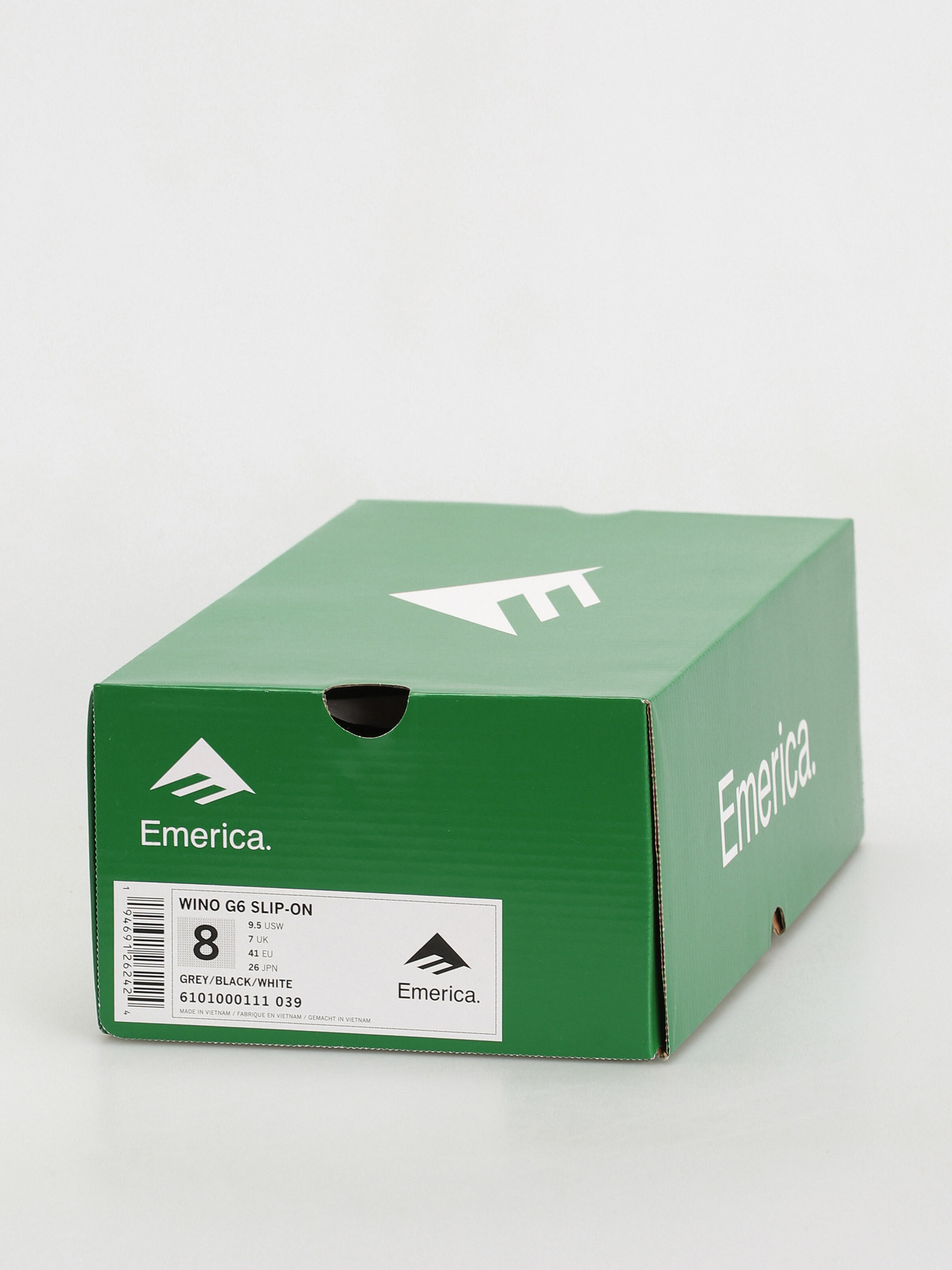 Emerica Wino G6 Slip On Cipők (grey/black/white)