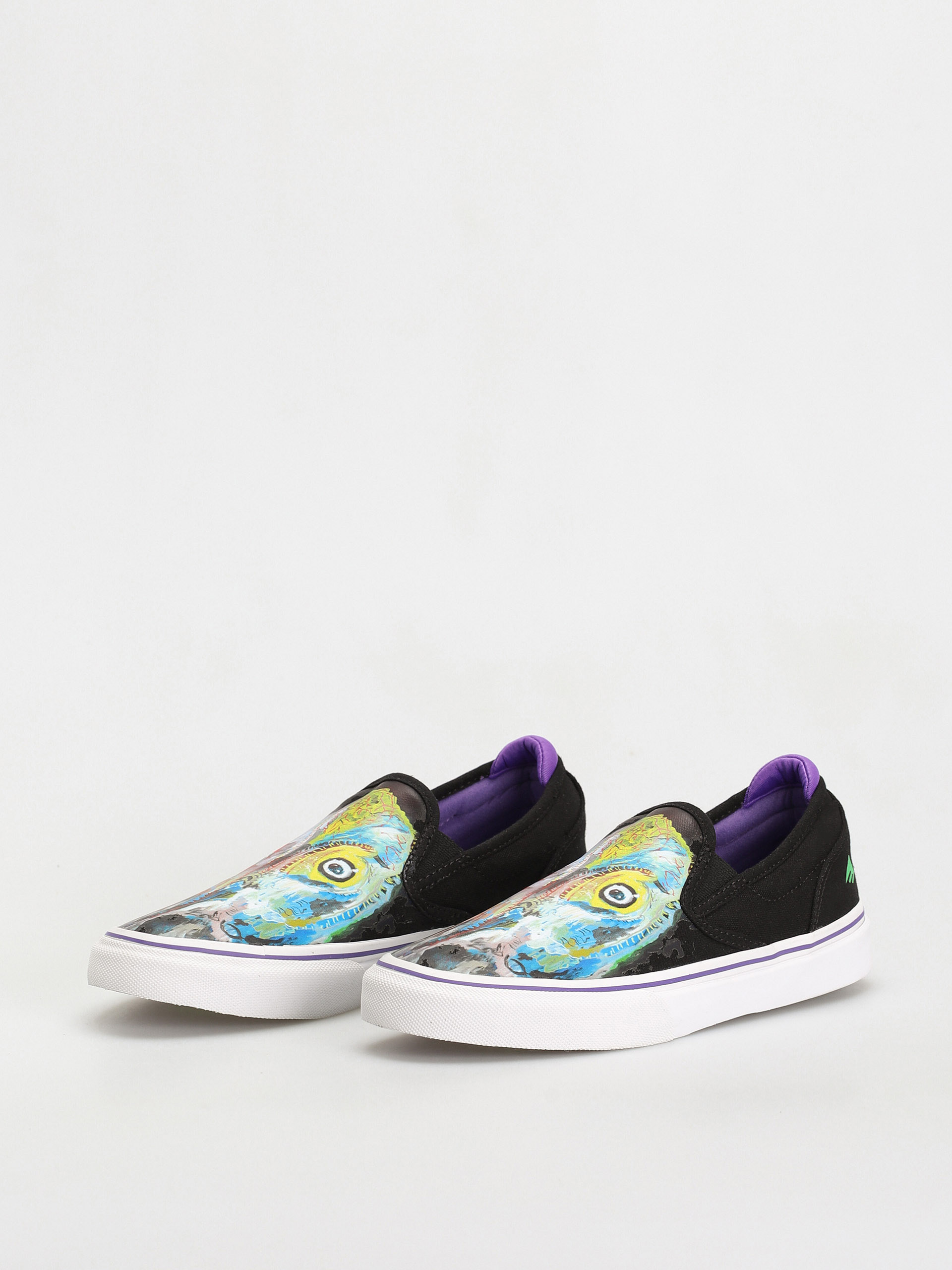 Emerica Wino G6 Slip On X Dinosaur Jr Cipők (black/purple)