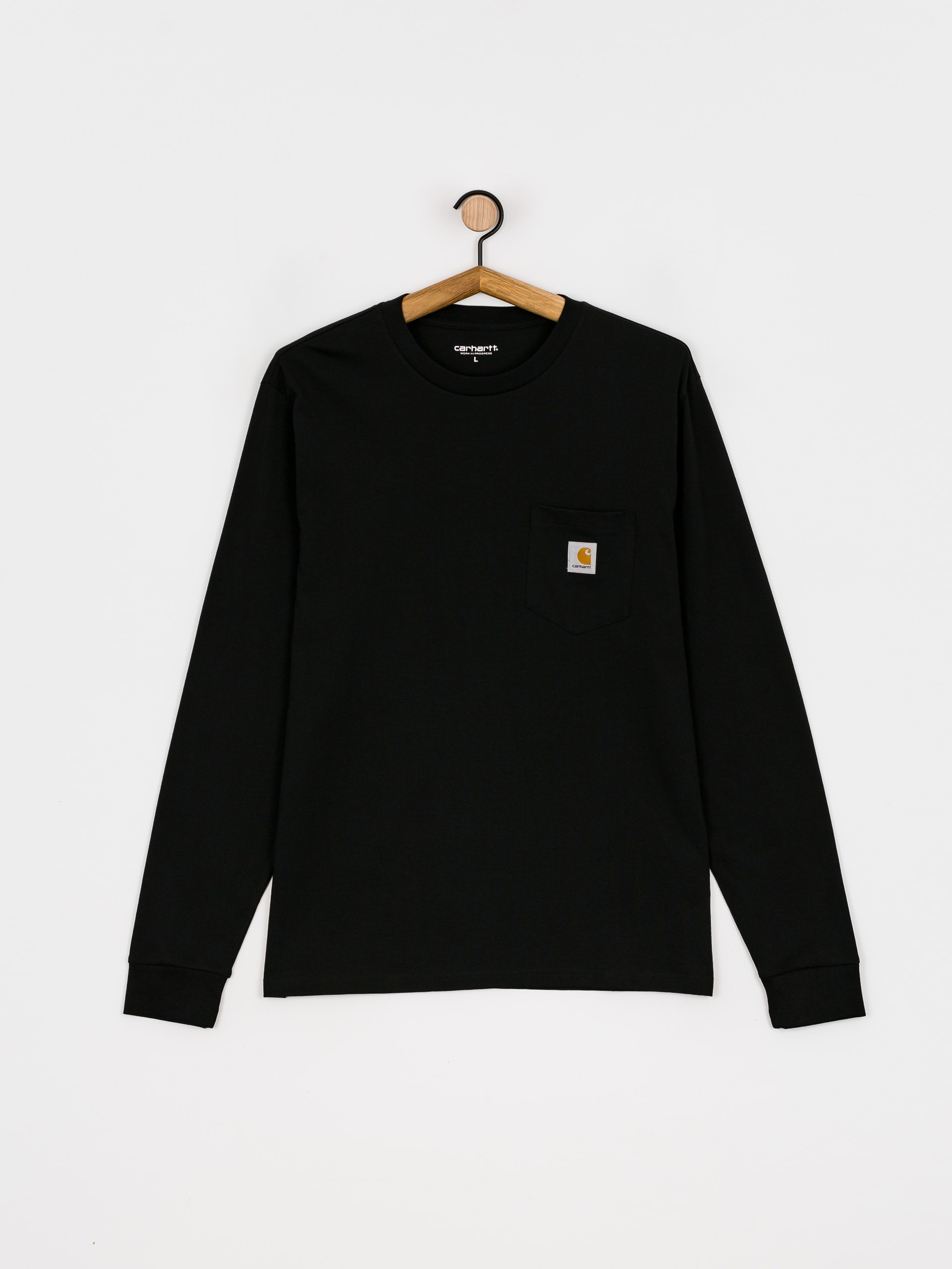 Carhartt WIP Pocket Hosszú ujjú felső (black)