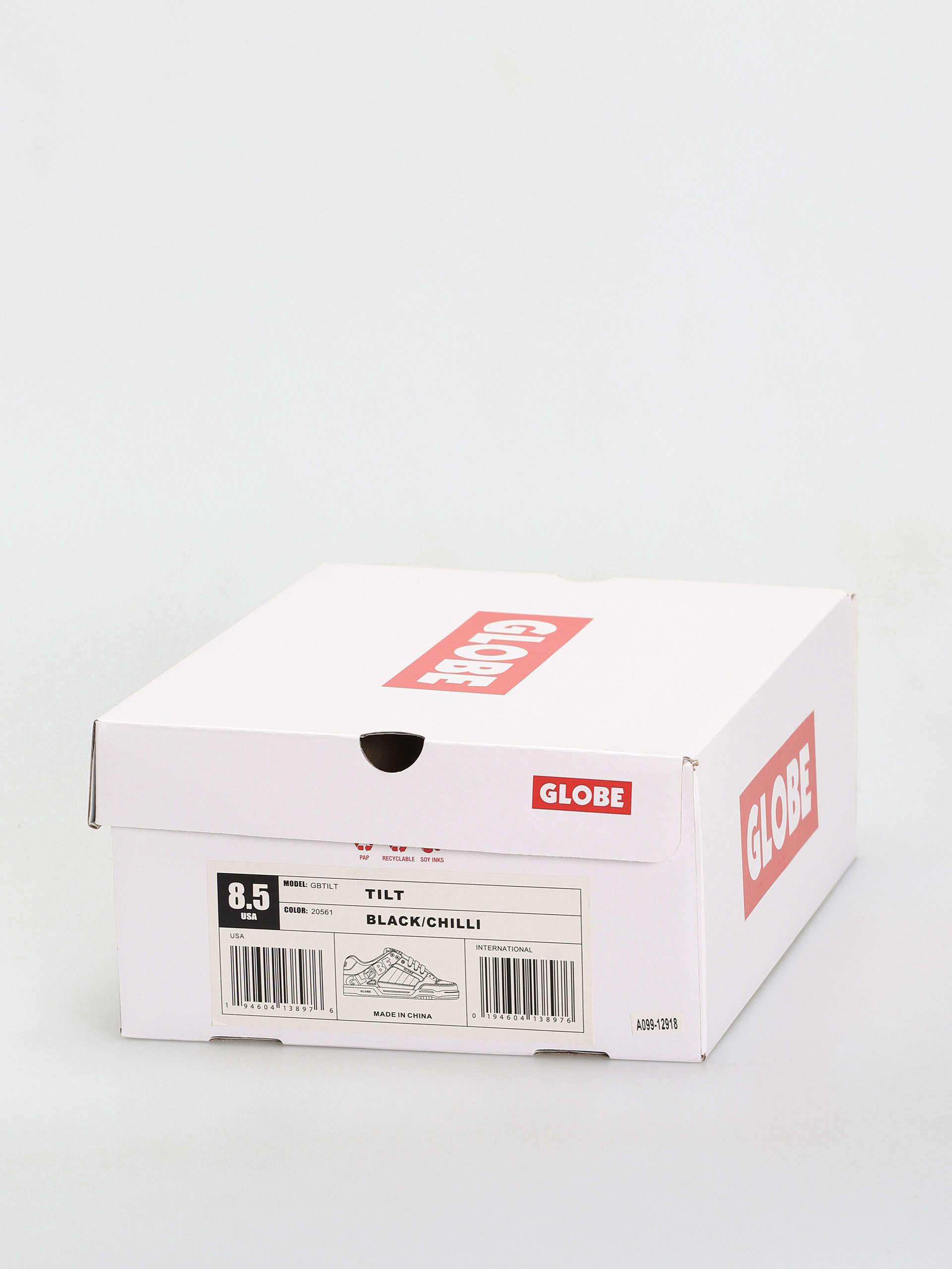 Globe Tilt Cipők (black/chilli)