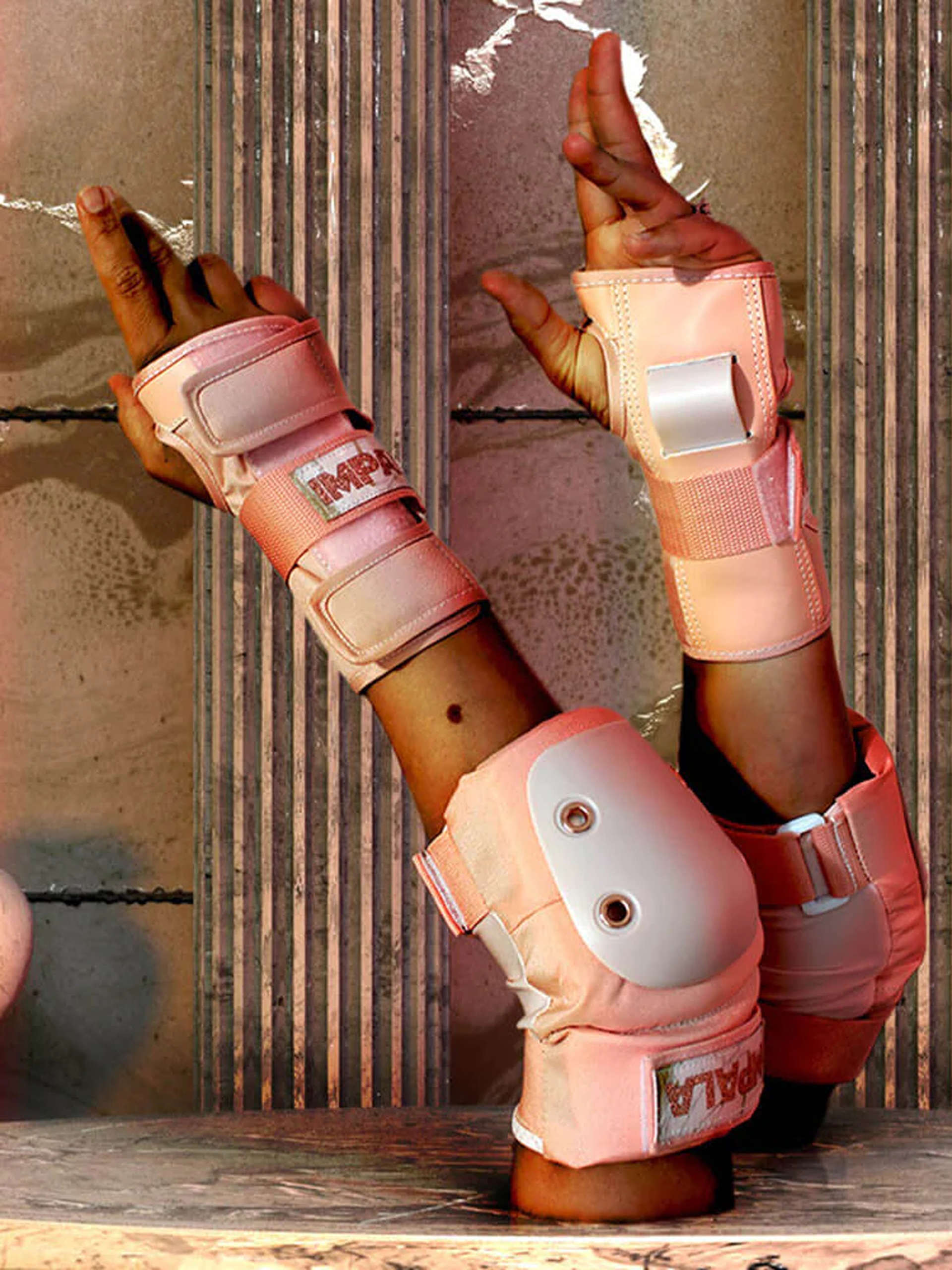 Impala Protective Set Védőfelszerelés Wmn (marawa rose gold)