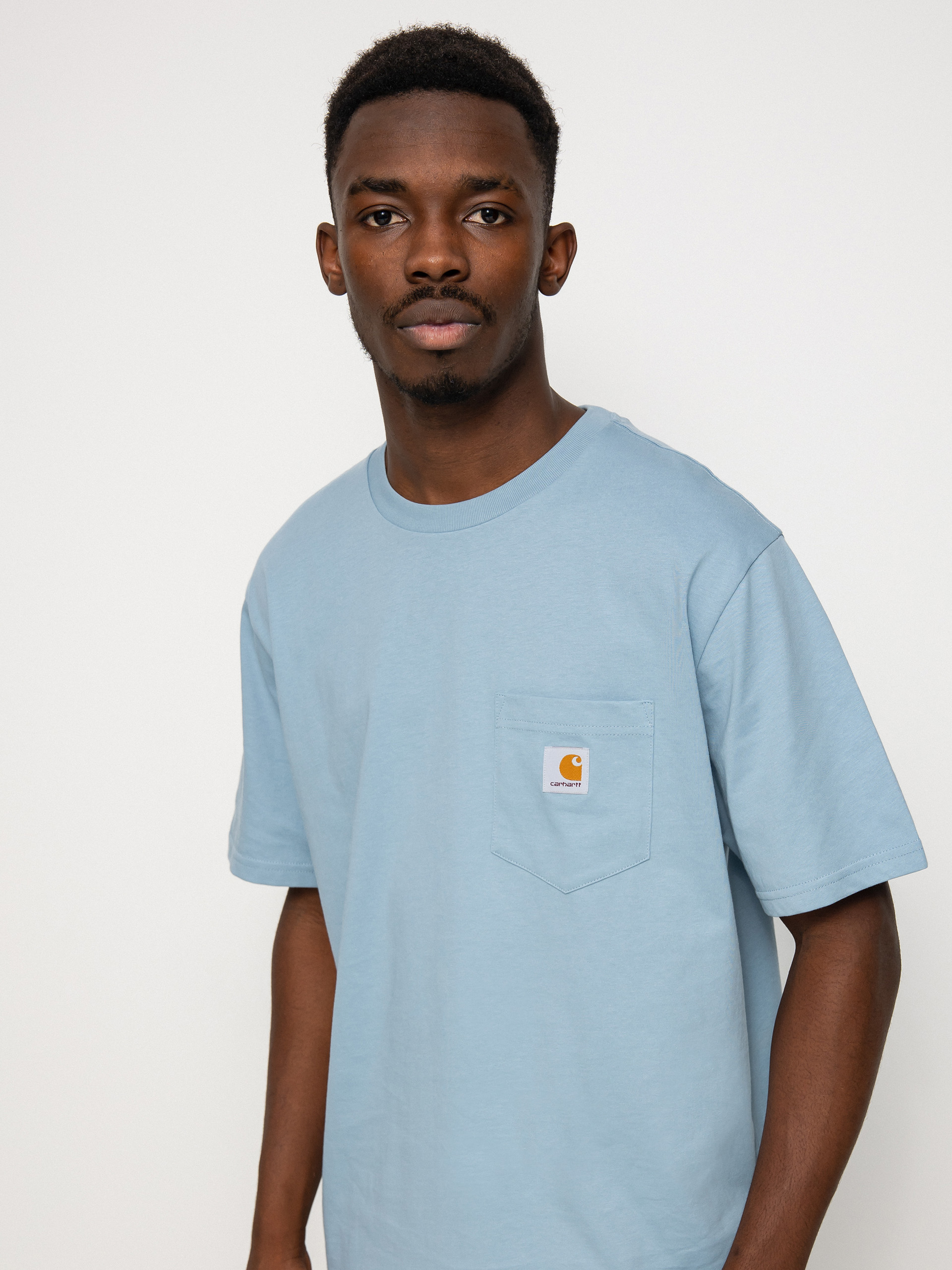 Carhartt WIP Pocket póló (misty sky)
