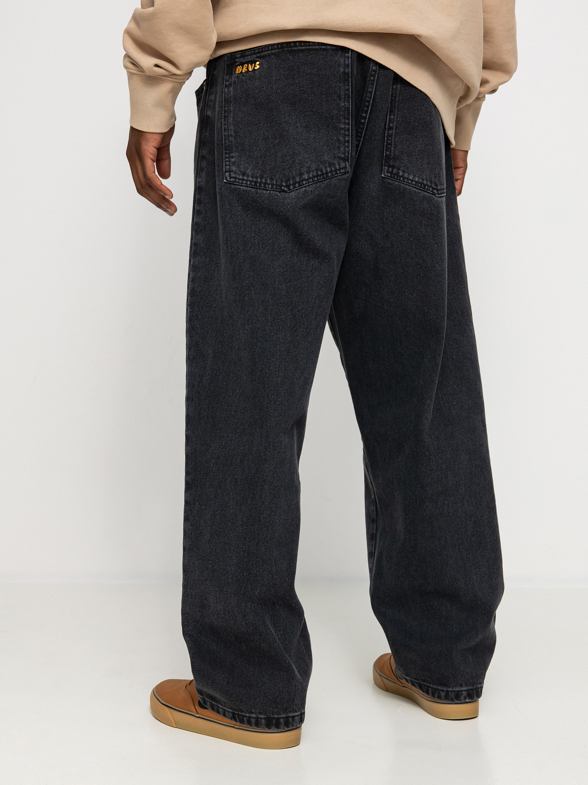 Nervous Baggy Kisnadrág (denim black)