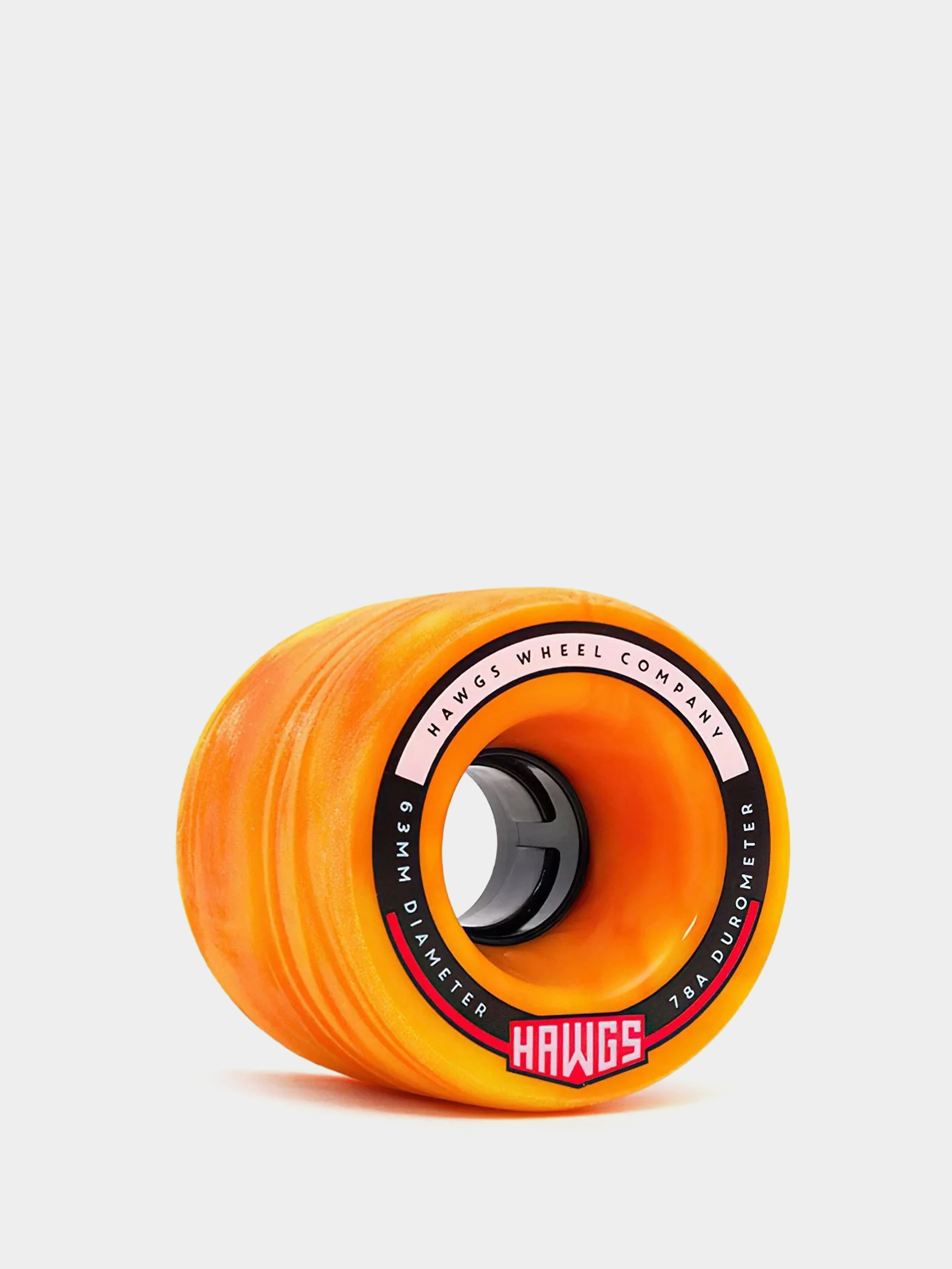 Landyachtz Fattie Hawgs 78A Gu00f6rdeszka keru00e9k (orange/yellow swirl)