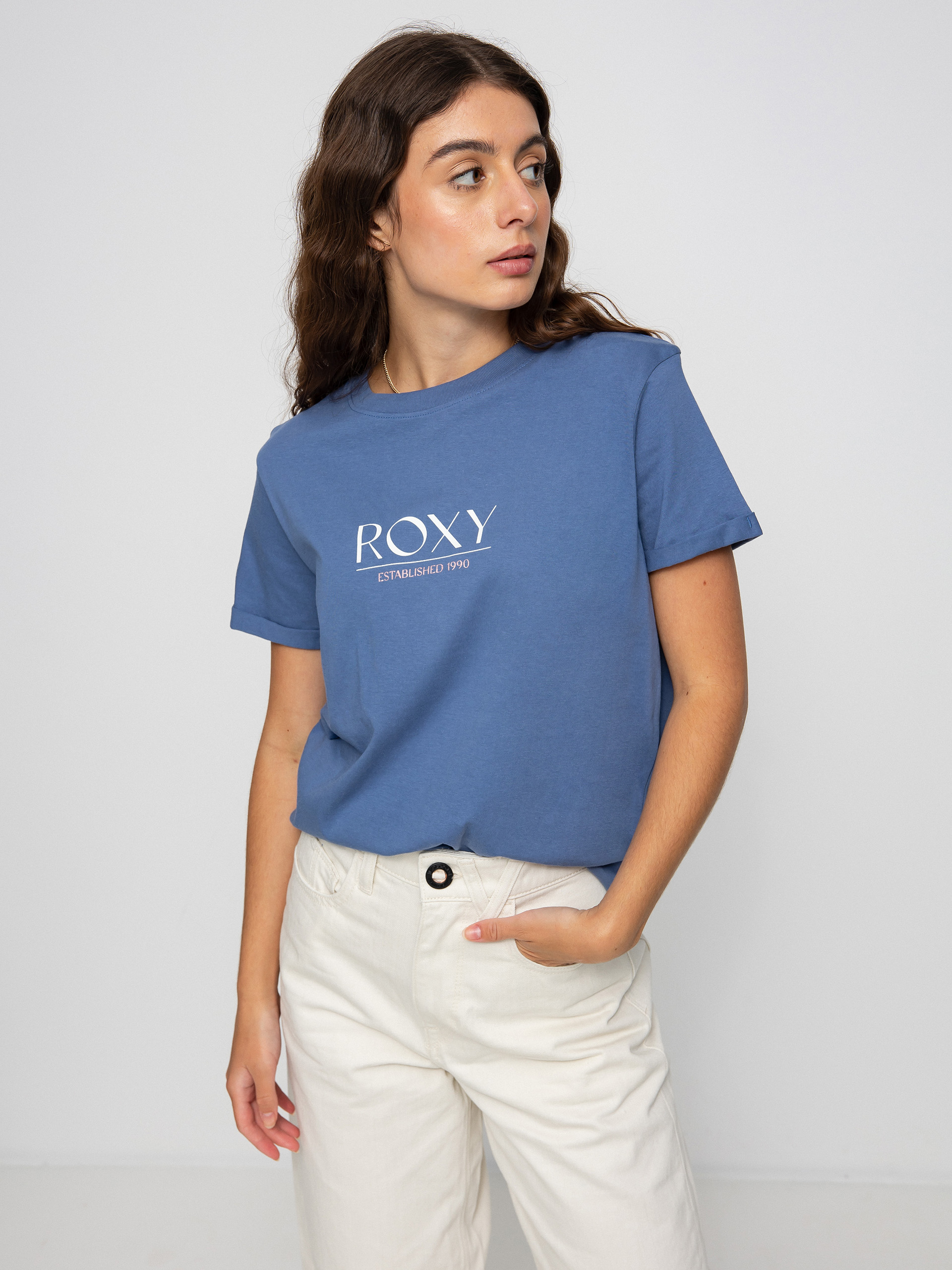 Roxy Noon Ocean A póló Wmn (bijou blue)