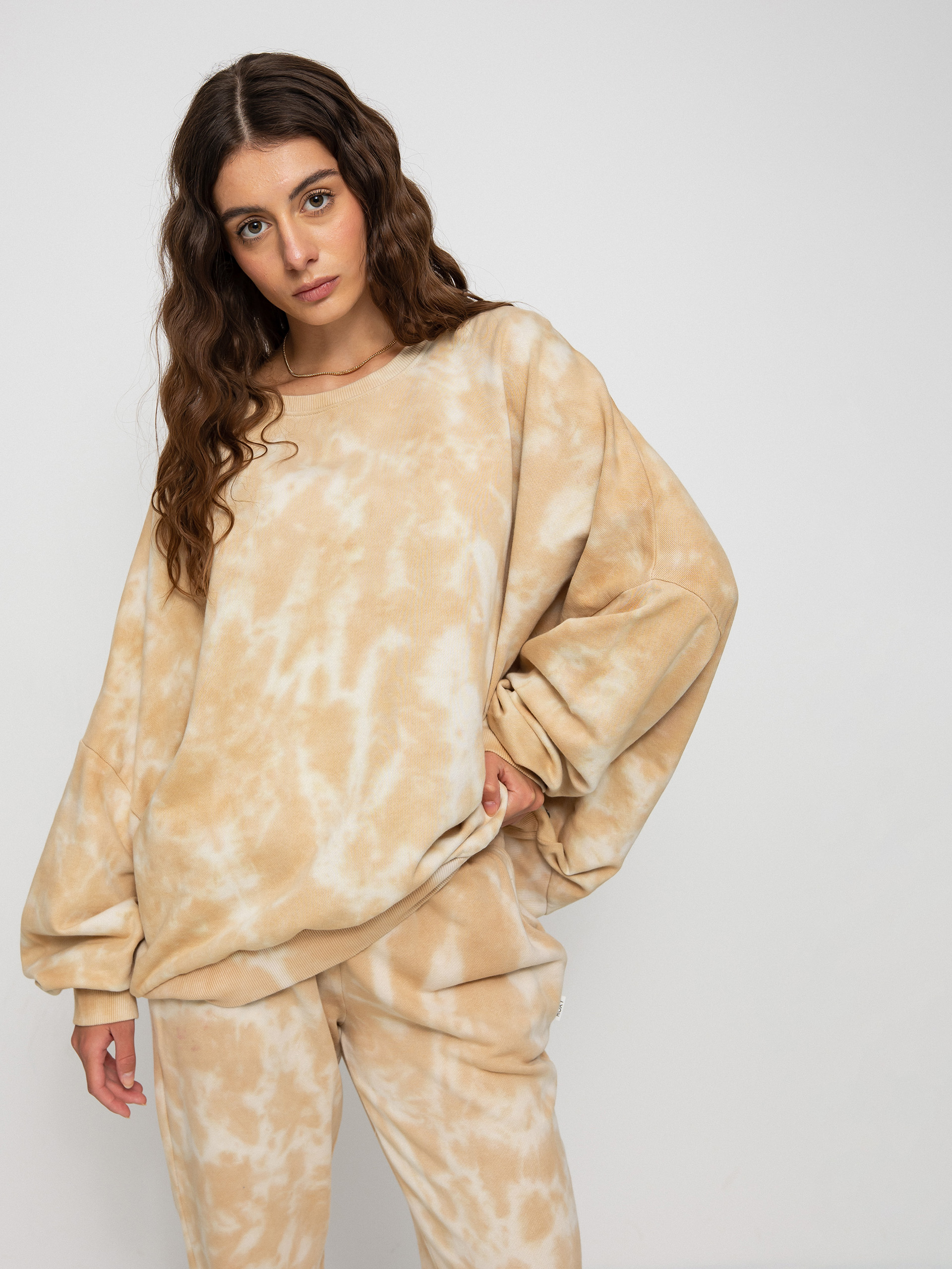 Roxy Bright Sunshine A Pulóver Wmn (beige crystal wash)