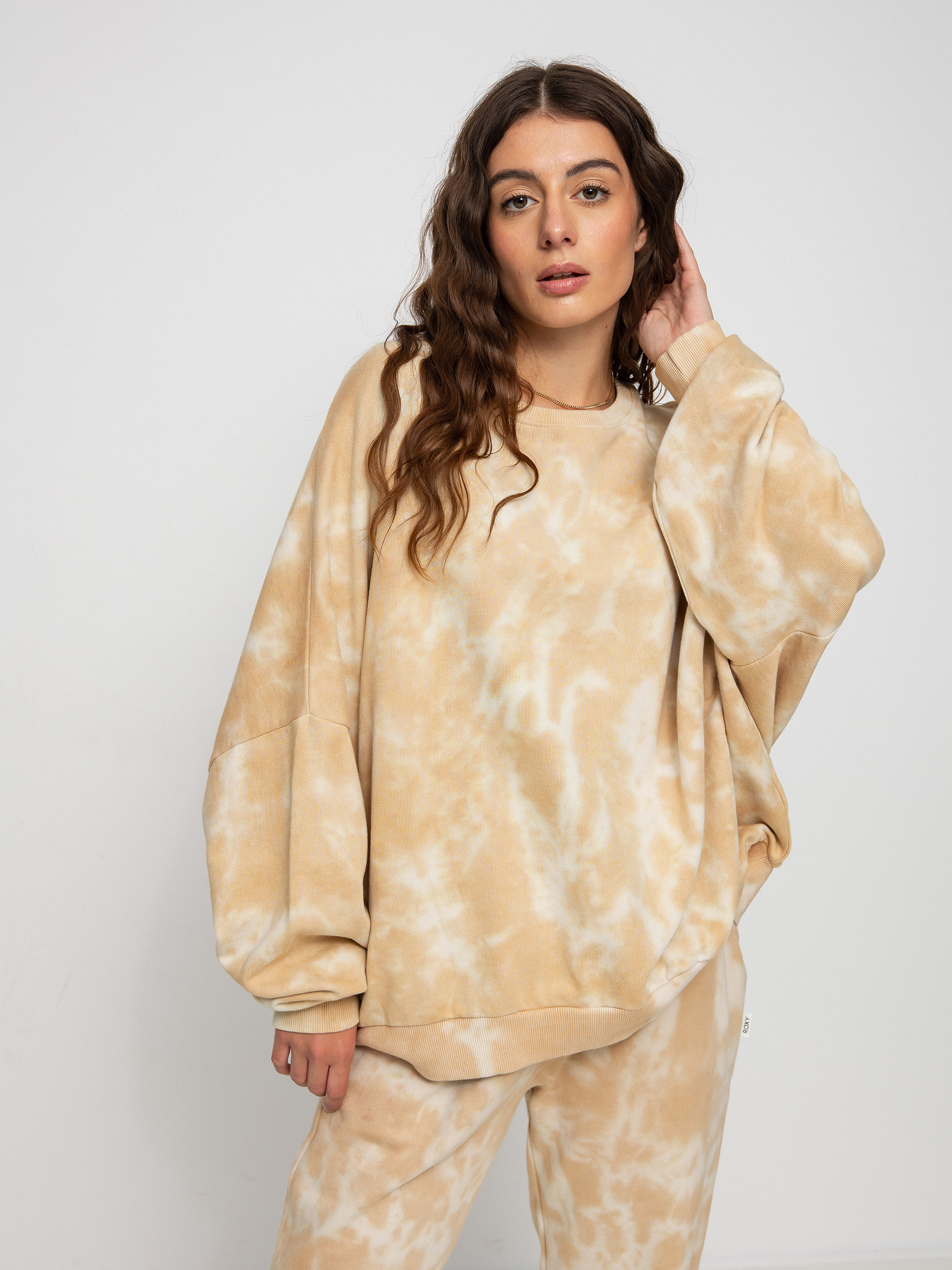 Roxy Bright Sunshine A Pulóver Wmn (beige crystal wash)