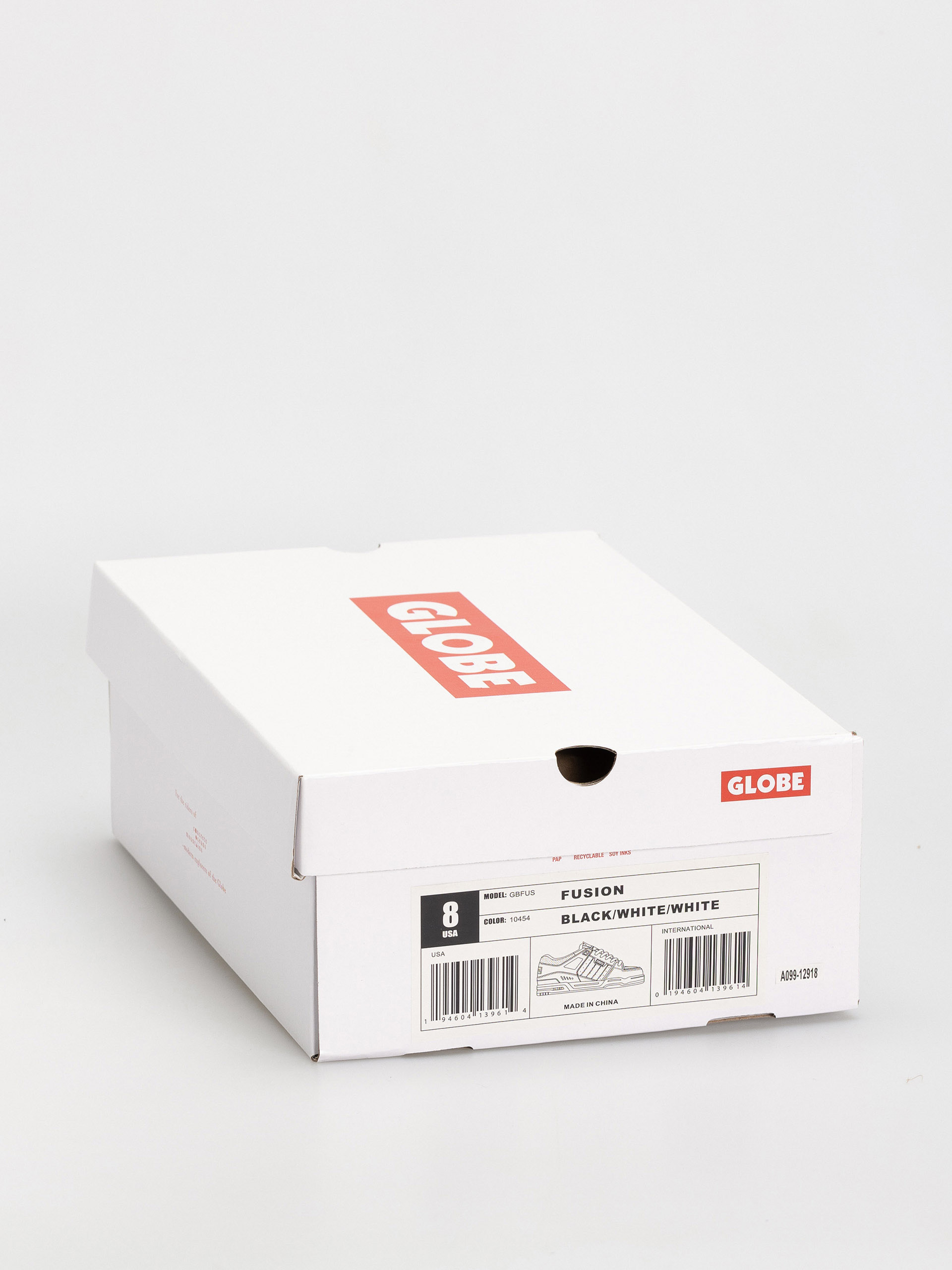 Globe Fusion Cipők (black/white/white)