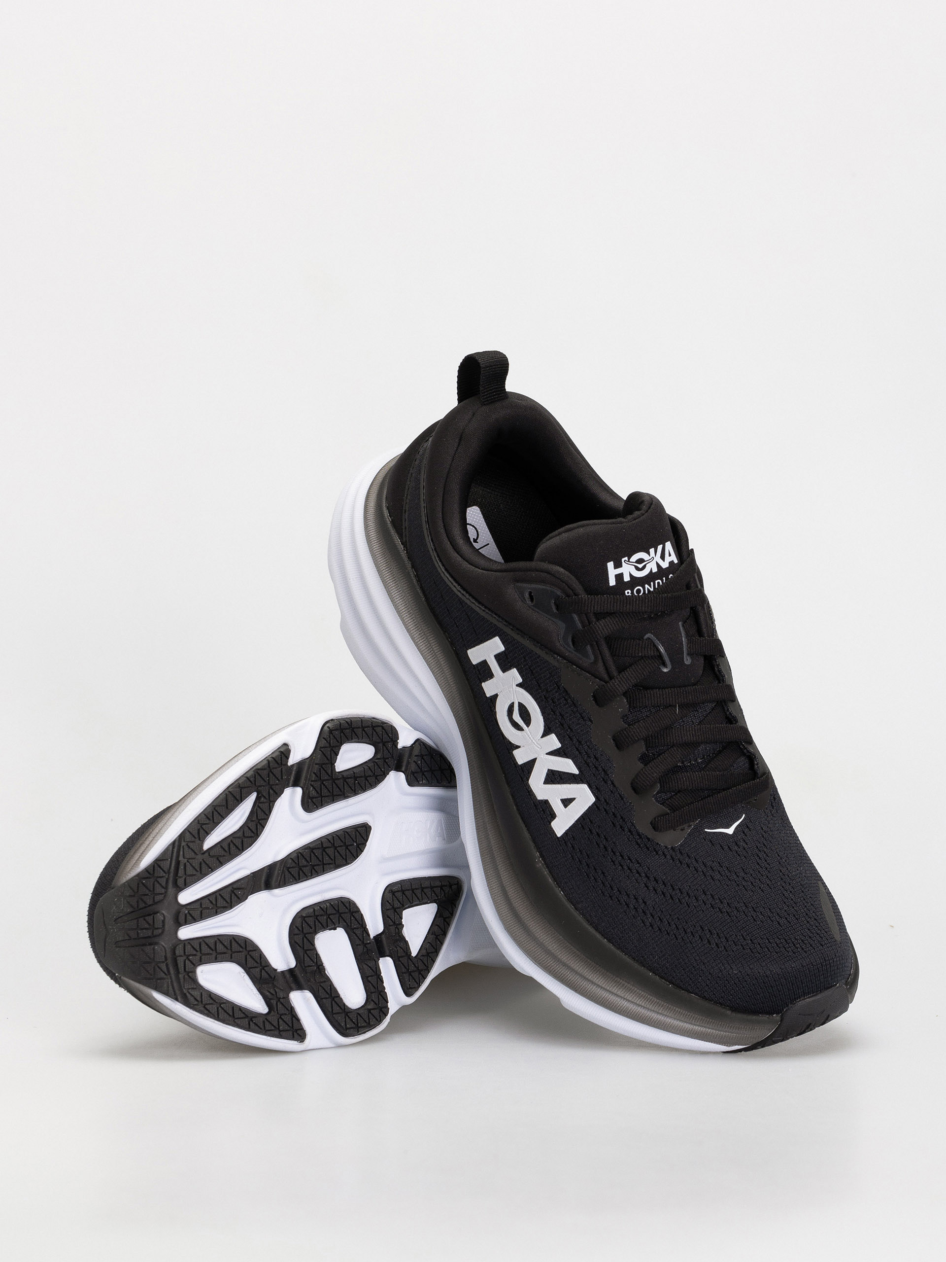 Hoka Bondi 8 Cipők (black/white)