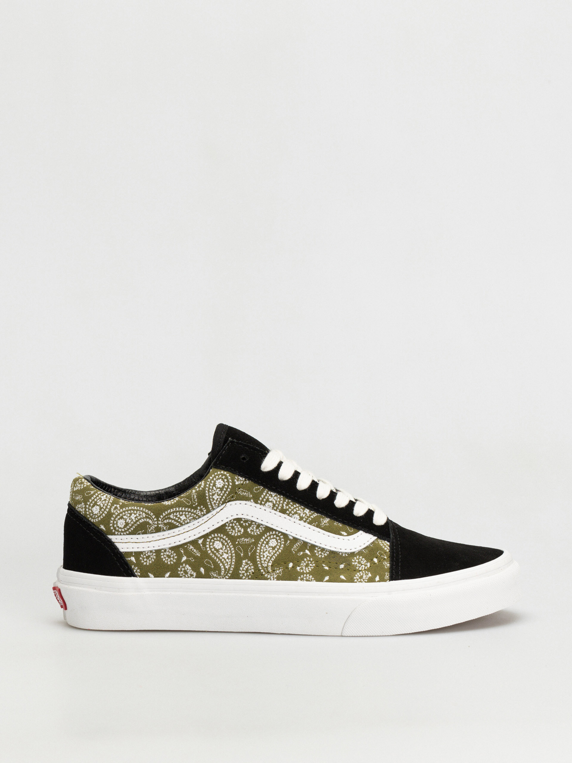 Vans Old Skool Cipők (paisley suede black/olive)