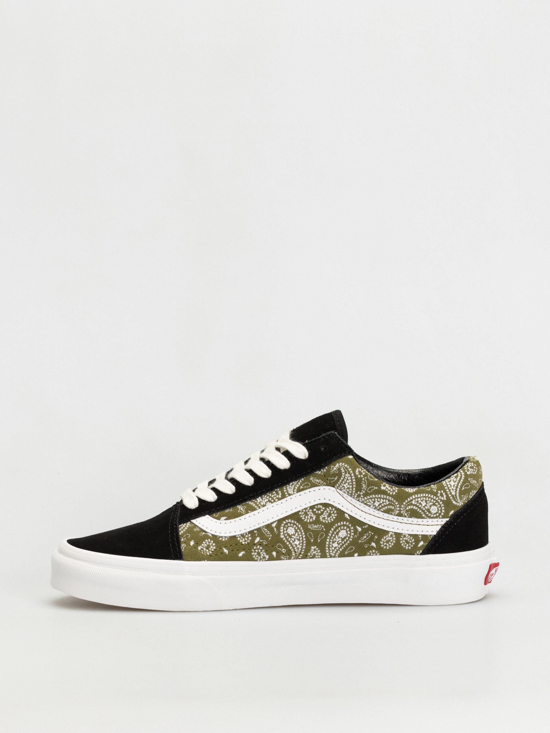 Vans Old Skool Cipők (paisley suede black/olive)