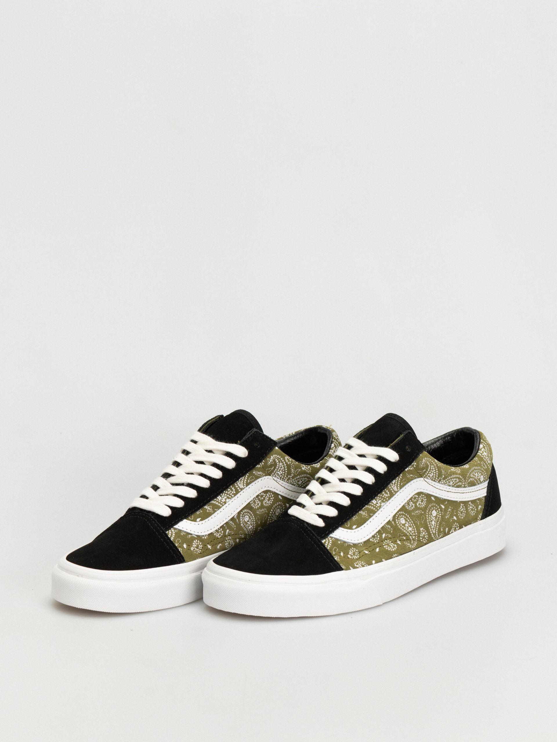 Vans Old Skool Cipők (paisley suede black/olive)