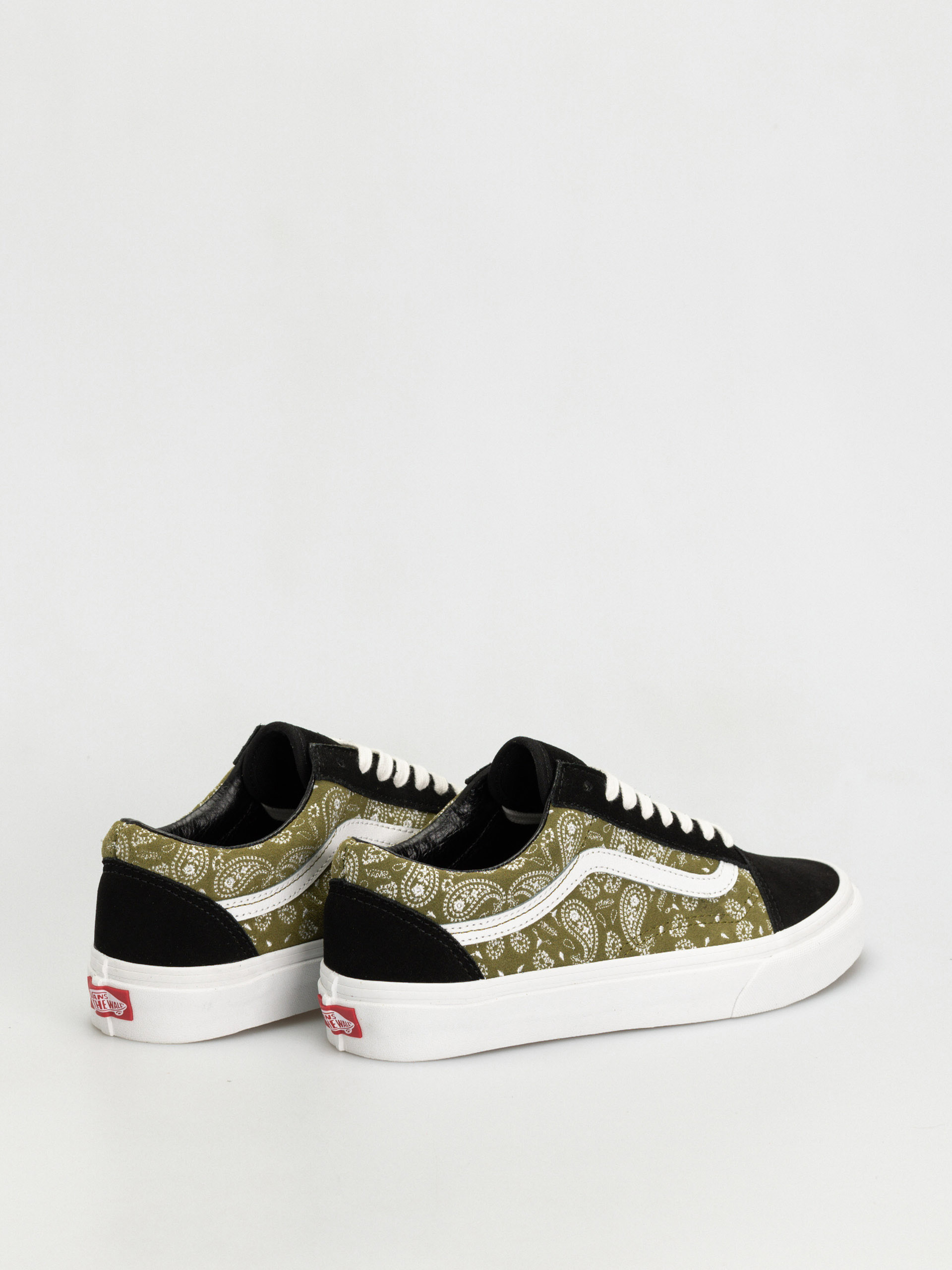 Vans Old Skool Cipők (paisley suede black/olive)