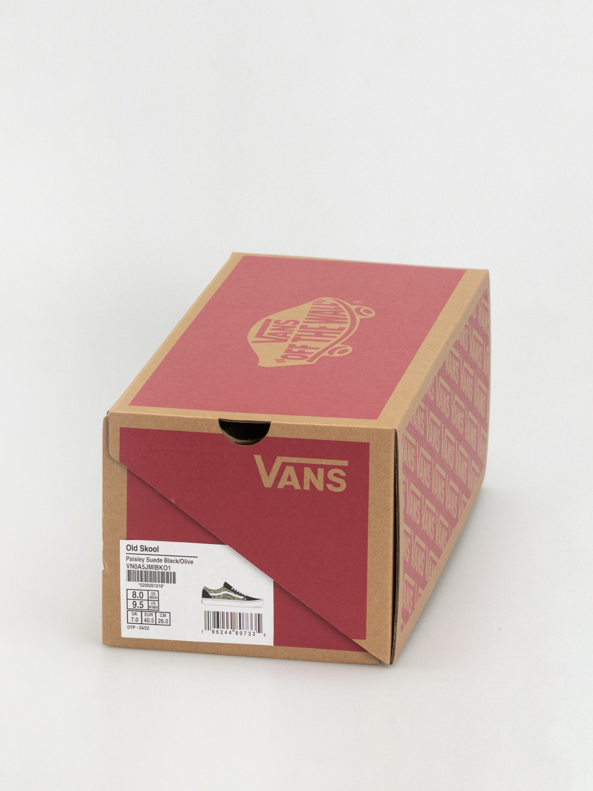 Vans Old Skool Cipők (paisley suede black/olive)